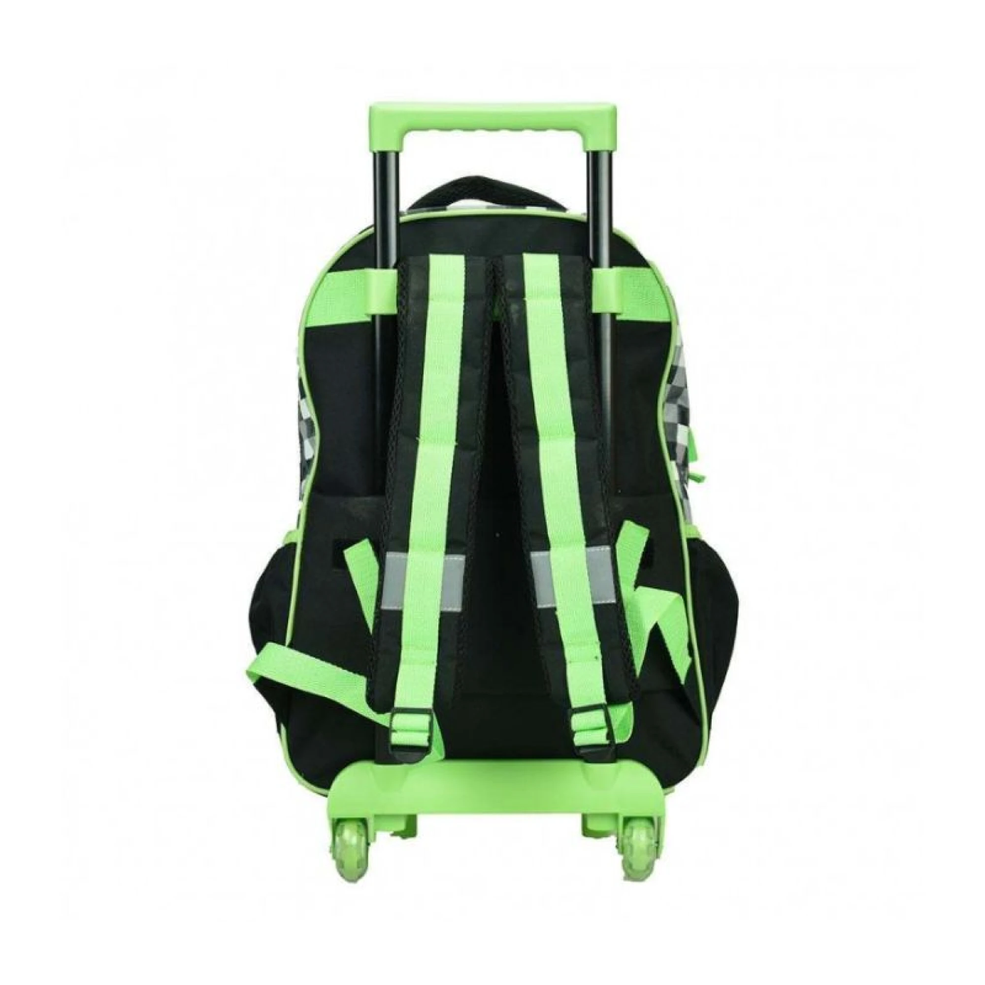 Gim Trolley Backpack Minecraft Grey Stone