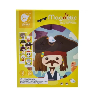 Classic World Magnetic Puzzle Fashion Pictures Boys