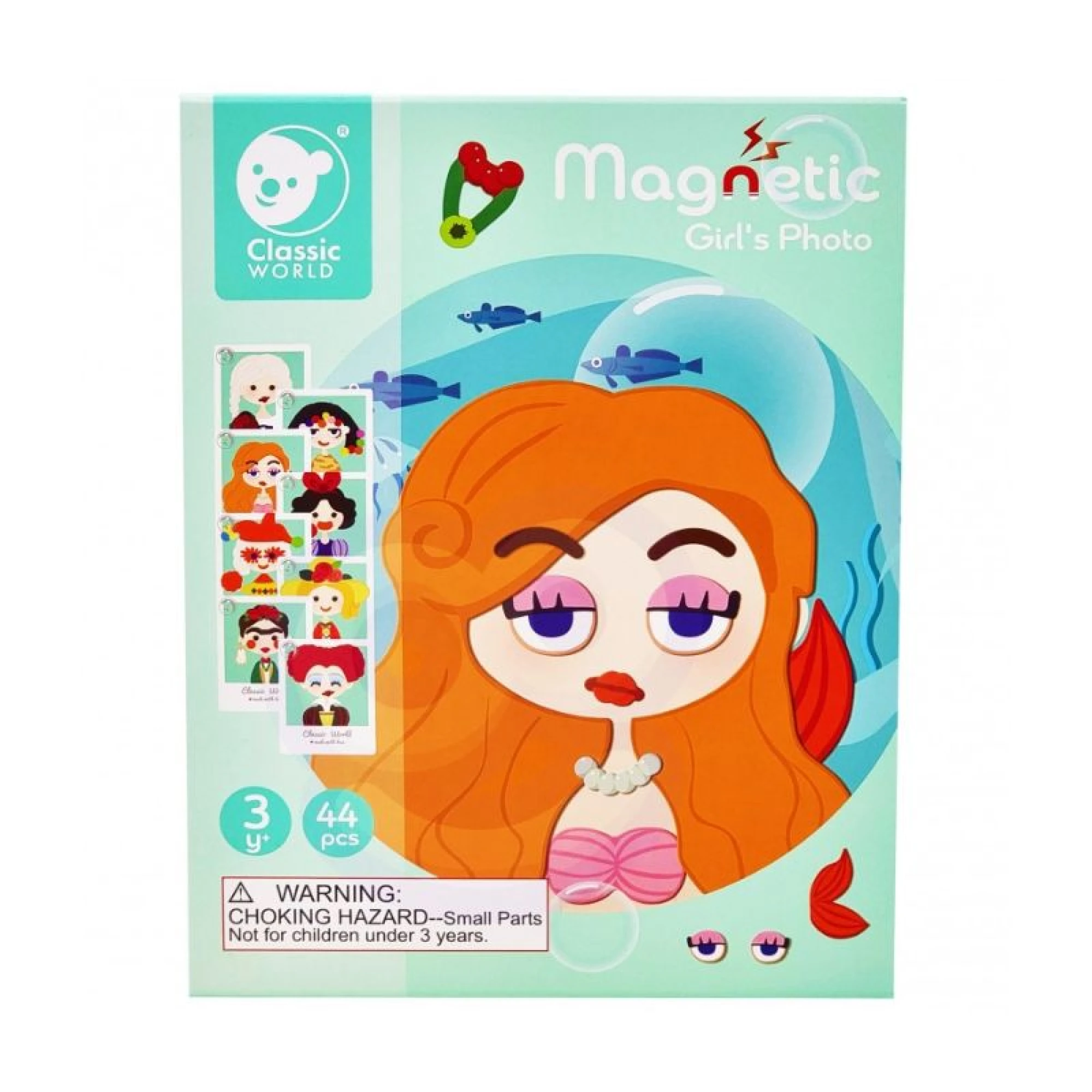 Classic World Magnetic Puzzle Fashion Girls Pictures