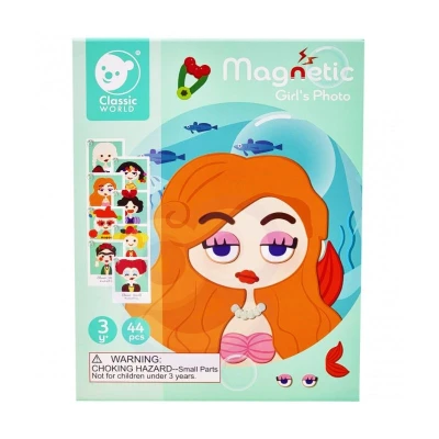 Classic World Magnetic Puzzle Fashion Girls Pictures
