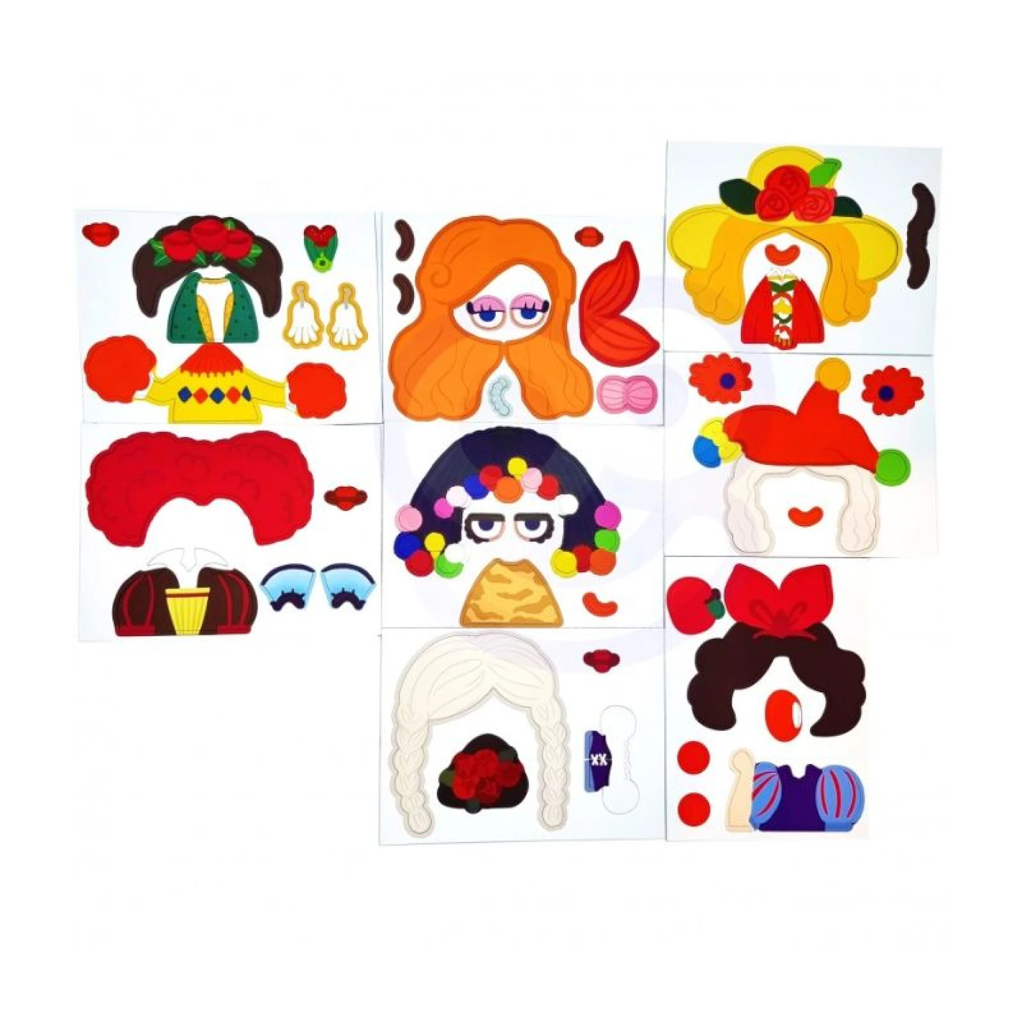Classic World Magnetic Puzzle Fashion Girls Pictures