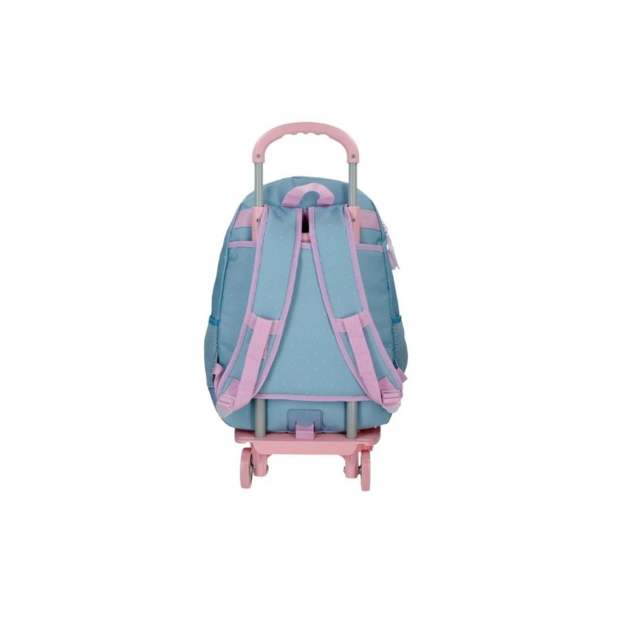 School Backpack Roll Road Peace Two Compartments with trolley