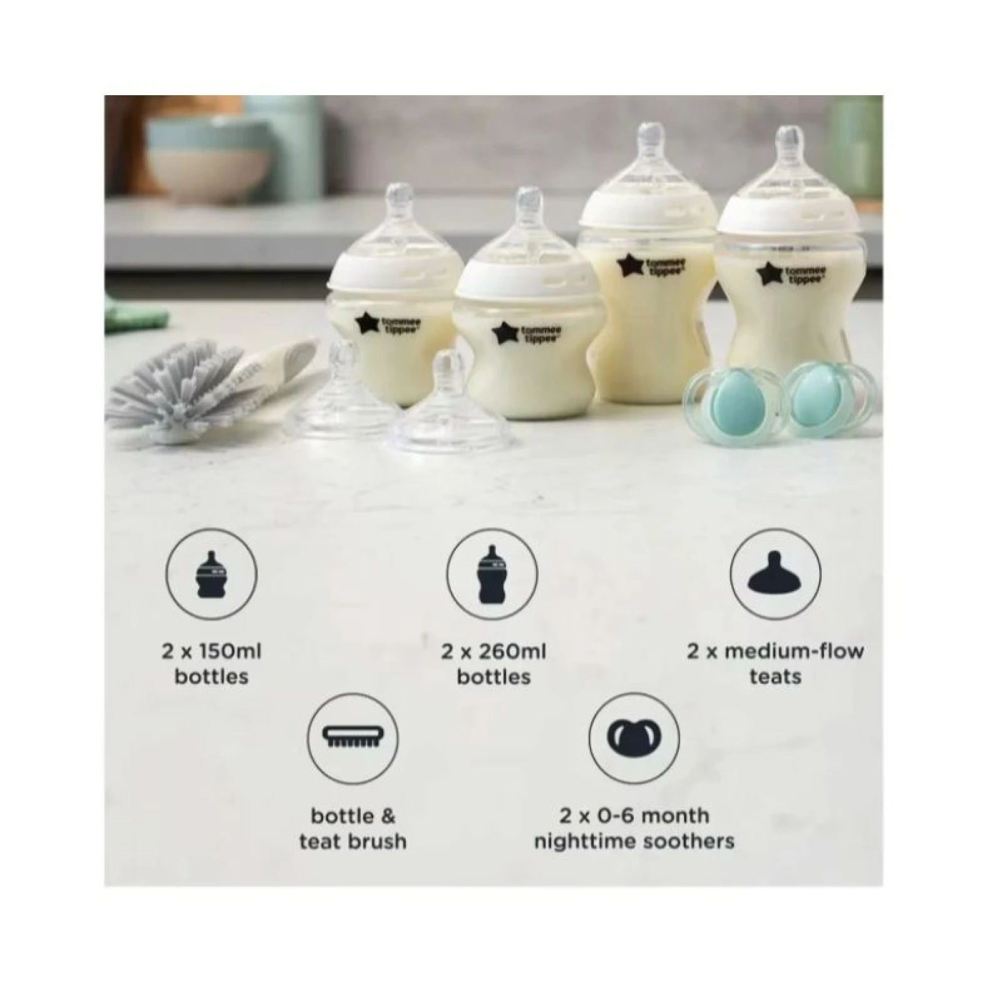 Tommee Tippee Natural Start New Born 9 Piece Start Set