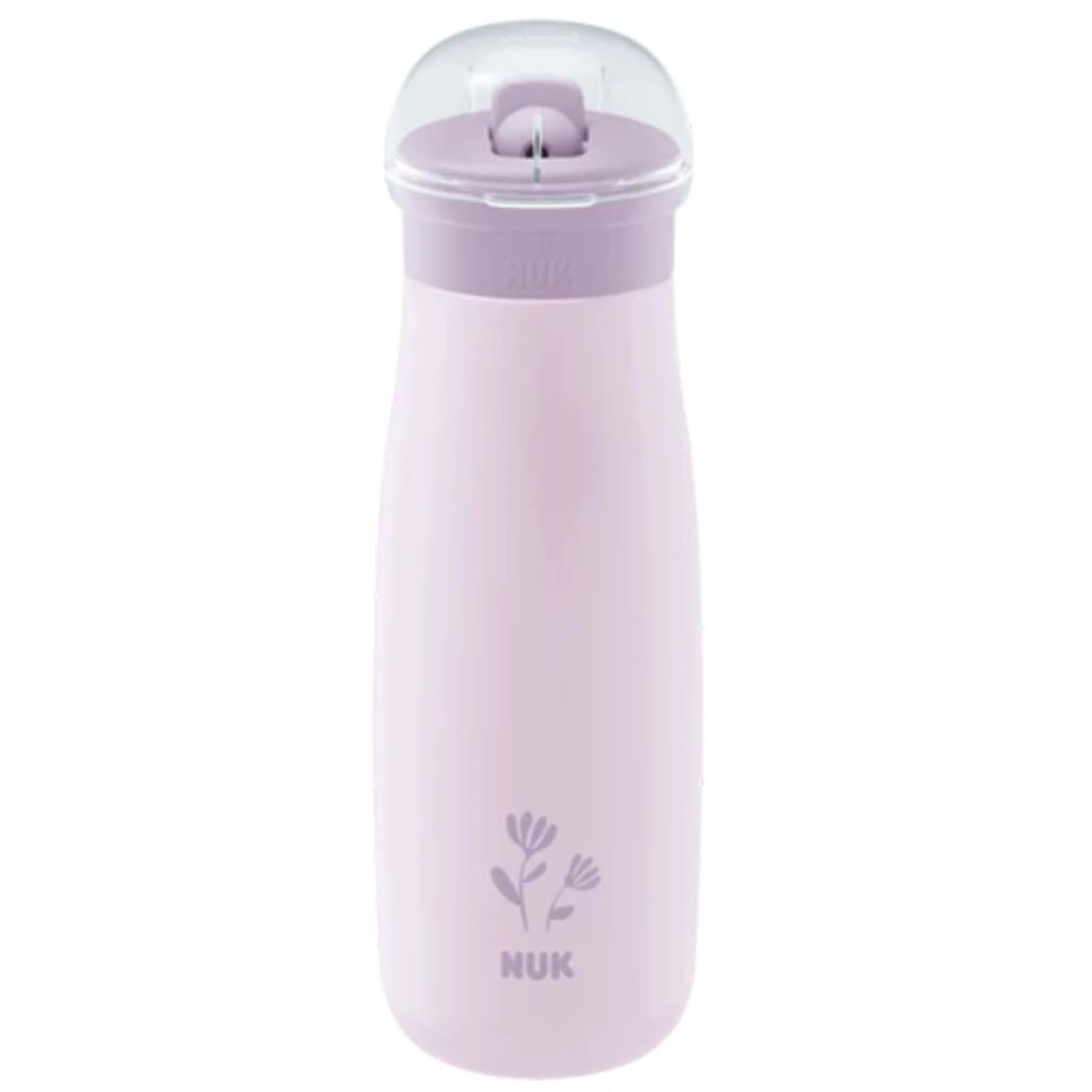Νuk Stainless steel drinking bottle Mini-Me Flip Cup 500 ml Globus Purple