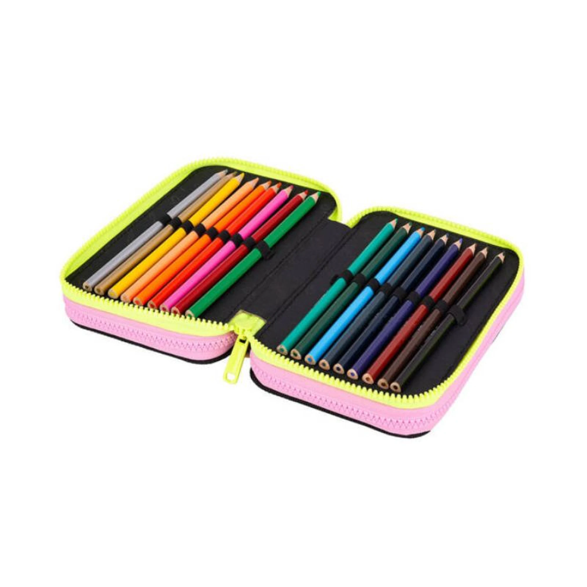 Triple pencil case with equipment CoolPack Jumper 3 Panda Gang