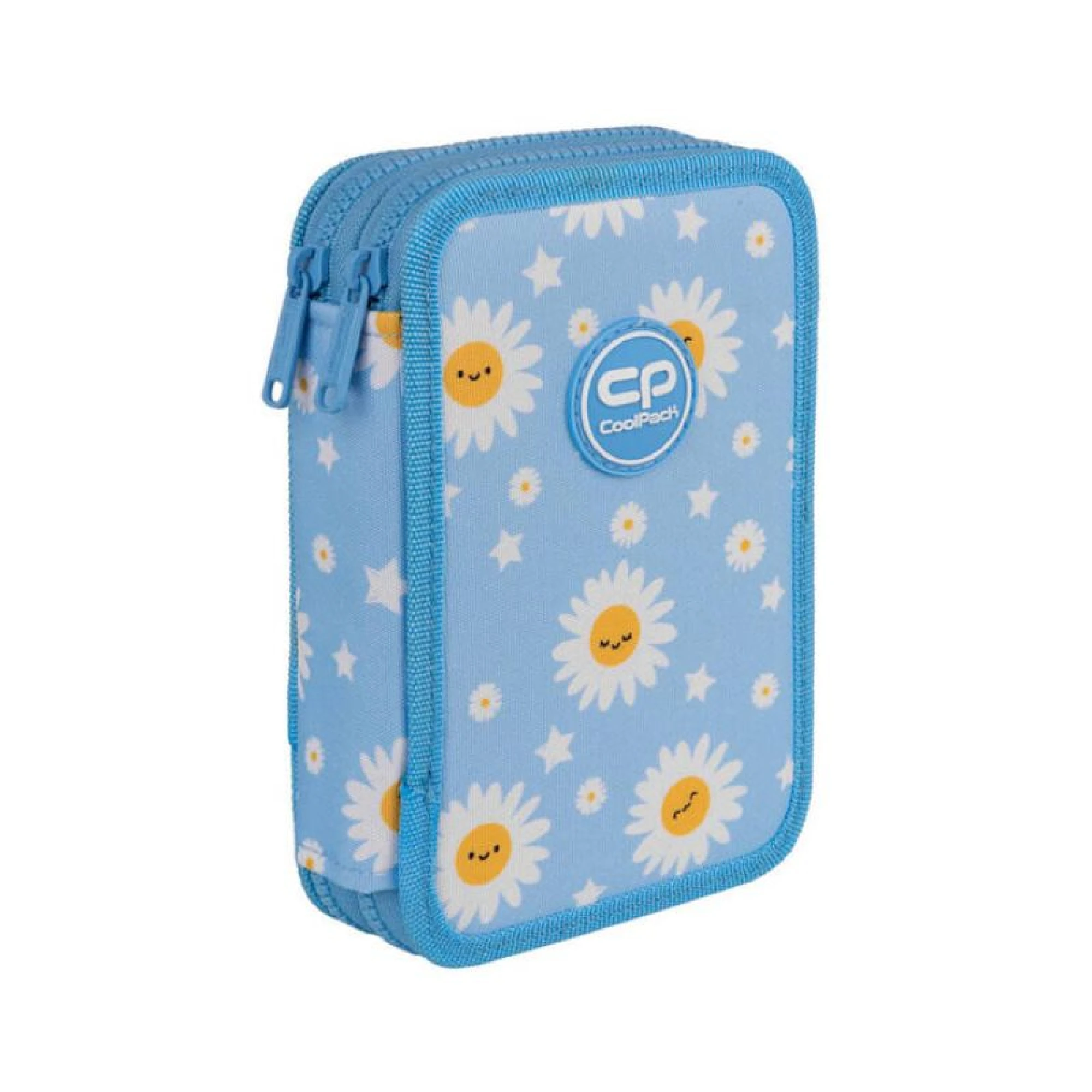 Double school pencil case with equipment CoolPack Jumper 2 Daisy Sun