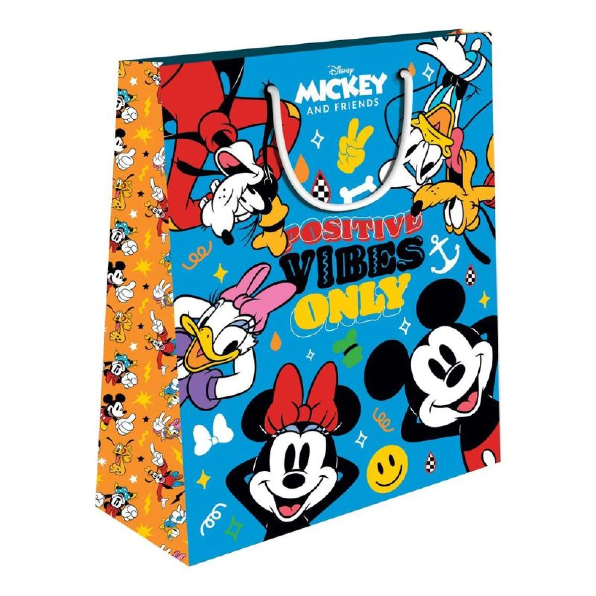 Paper Gift Bag 18x11x23cm Mickey/Minnie 2Designs