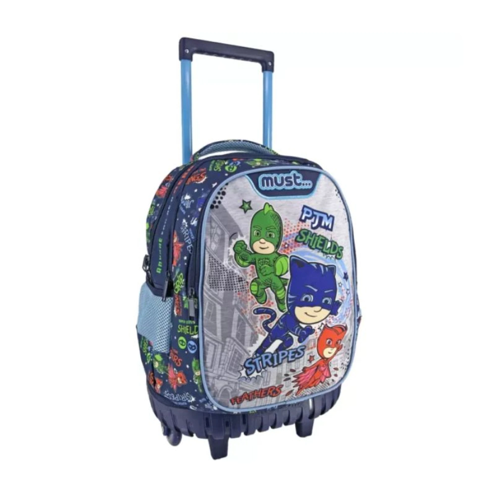 School Trolley Backpack PJ Masks Anyone Can Be Hero Must 3 Cases