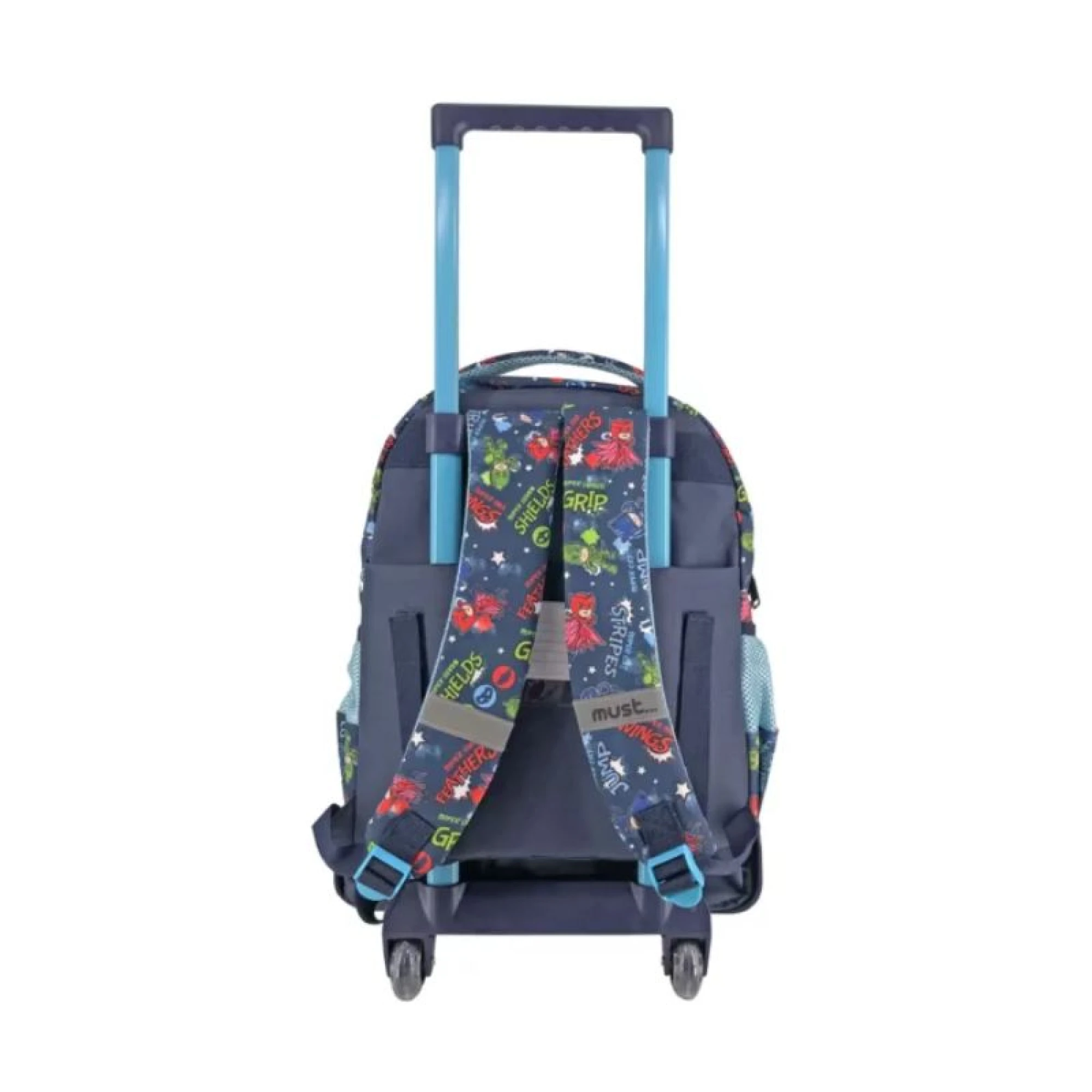 School Trolley Backpack PJ Masks Anyone Can Be Hero Must 3 Cases