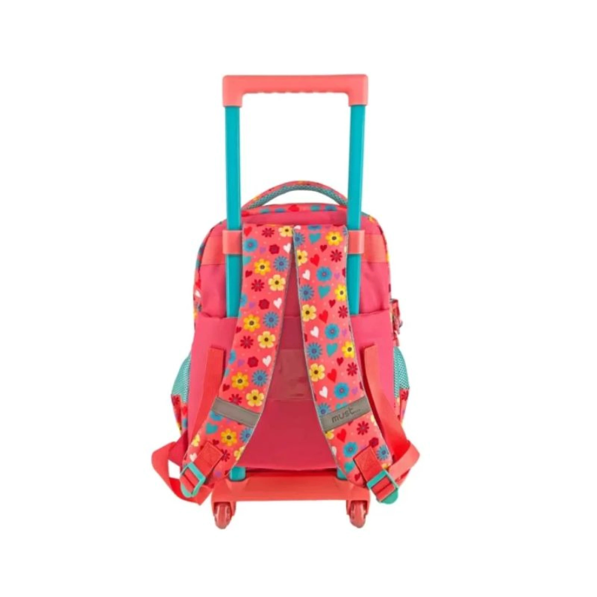 School Trolley Backpack Must Be Happy 3 cases