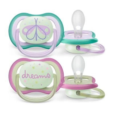 Philips Avent Ultra Air Night-Time Pacifier 6-18m x2 