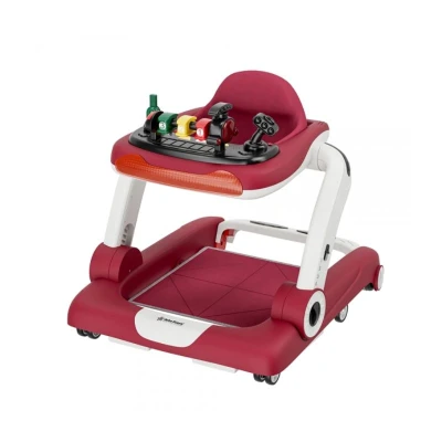 Bebe Stars Baby Walker Train 3in1 Red