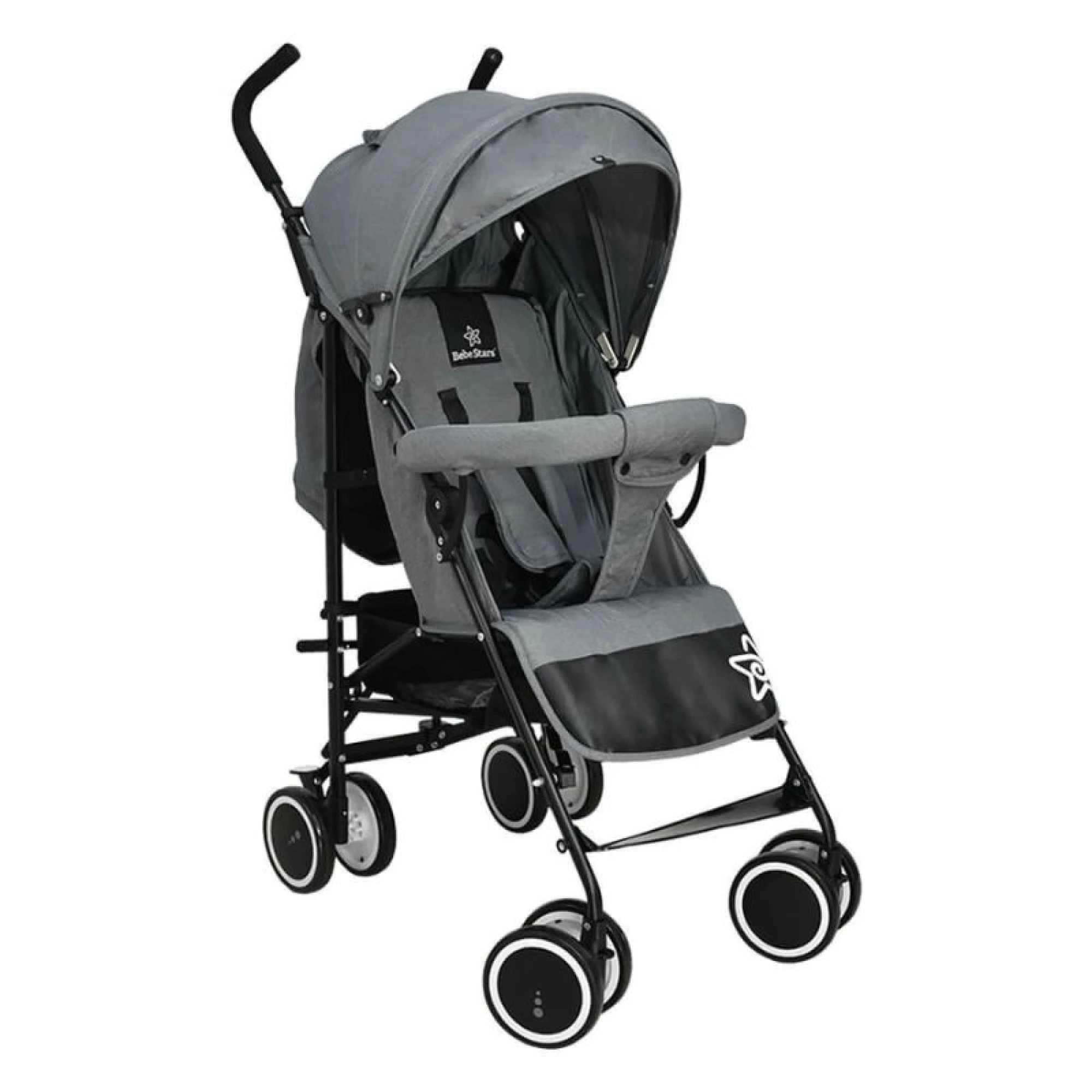 Bebe Star Baby Stroller Buggy Light Grey