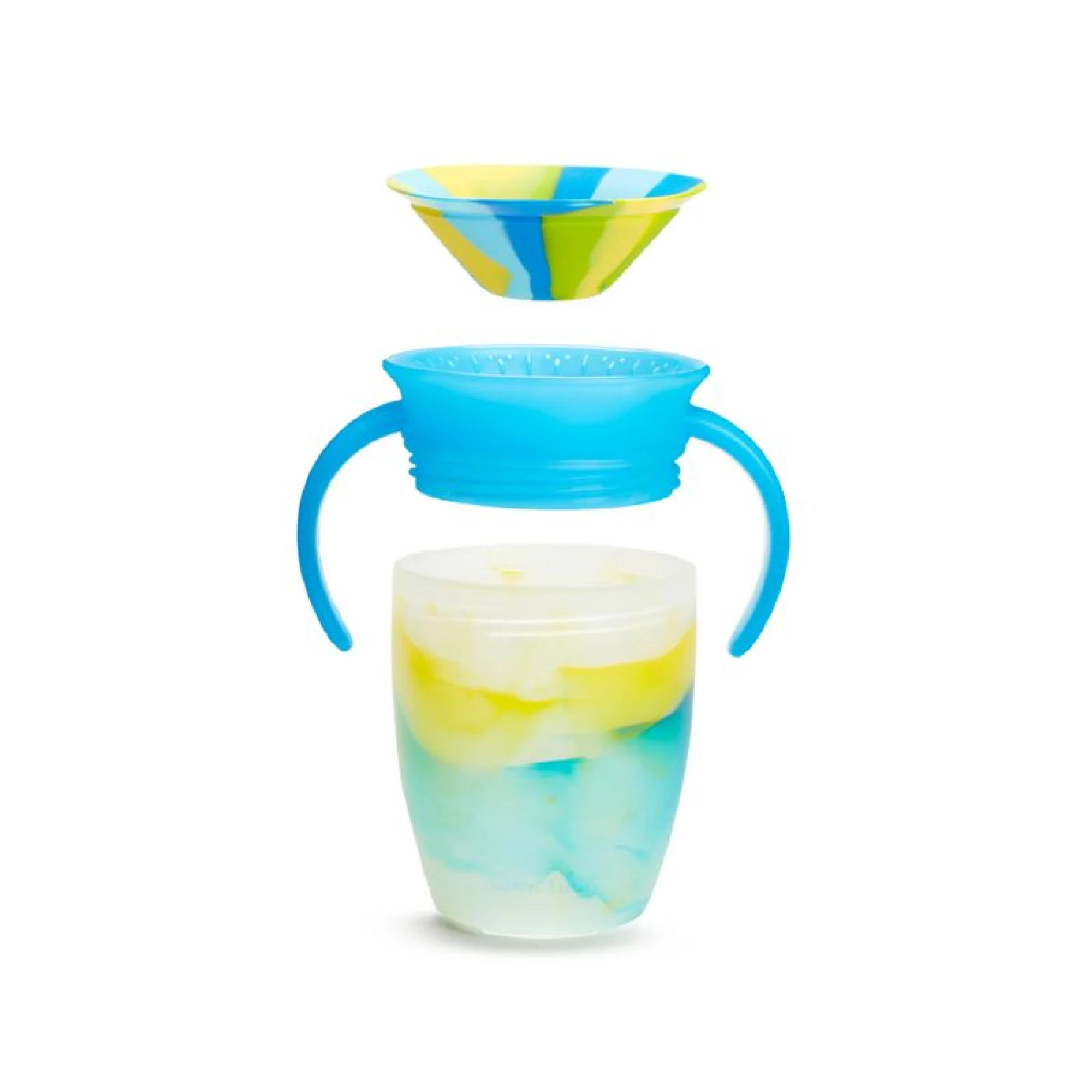 Munchkin Miracle 360° Tropical Swirl Trainer Cup, 7oz, Limited Edition
