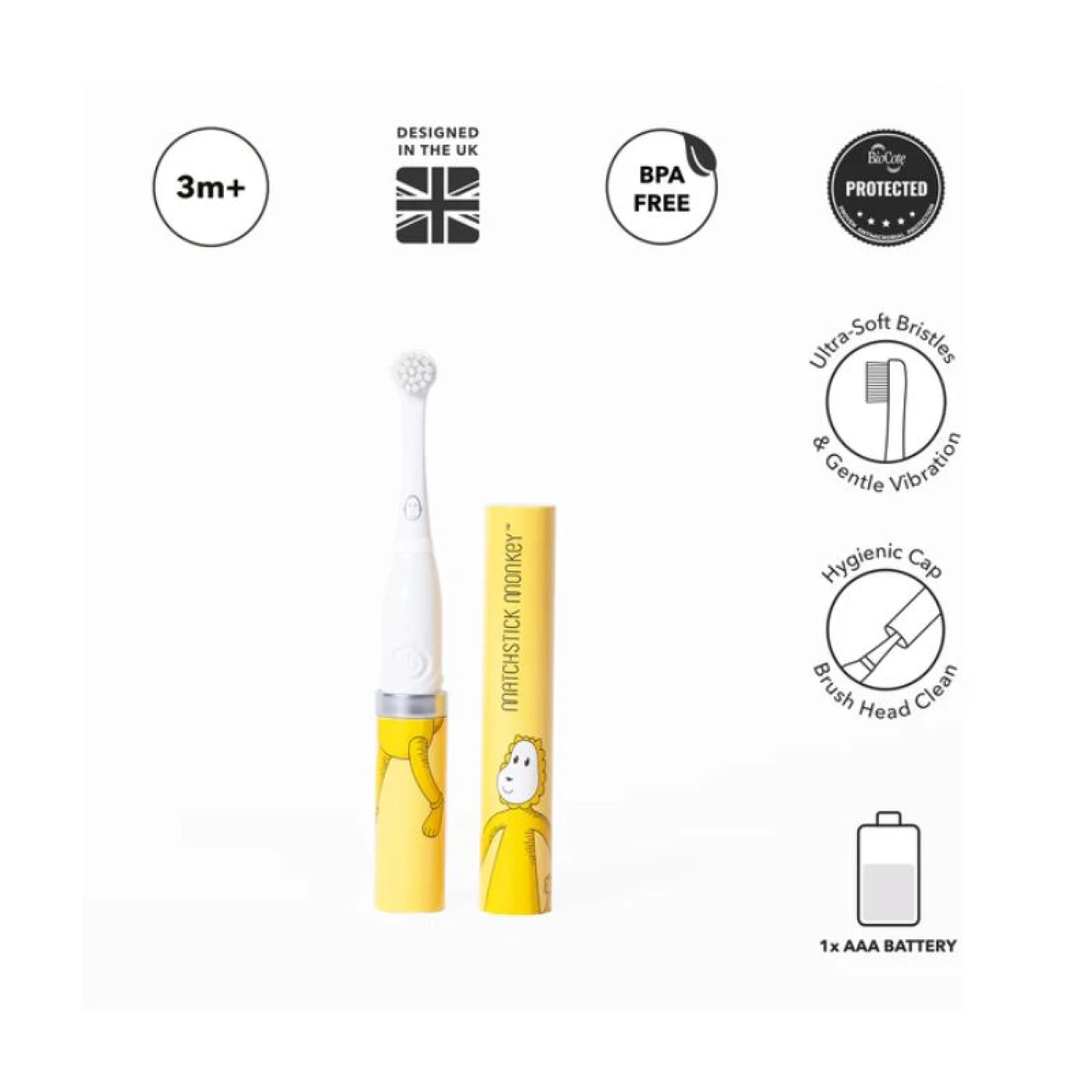 Matchstick Baby Electronic Toothbrush Ludo Lion