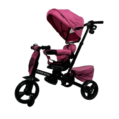 3 in 1 – TrikeStar Tricycle (332) for Kids - Pink