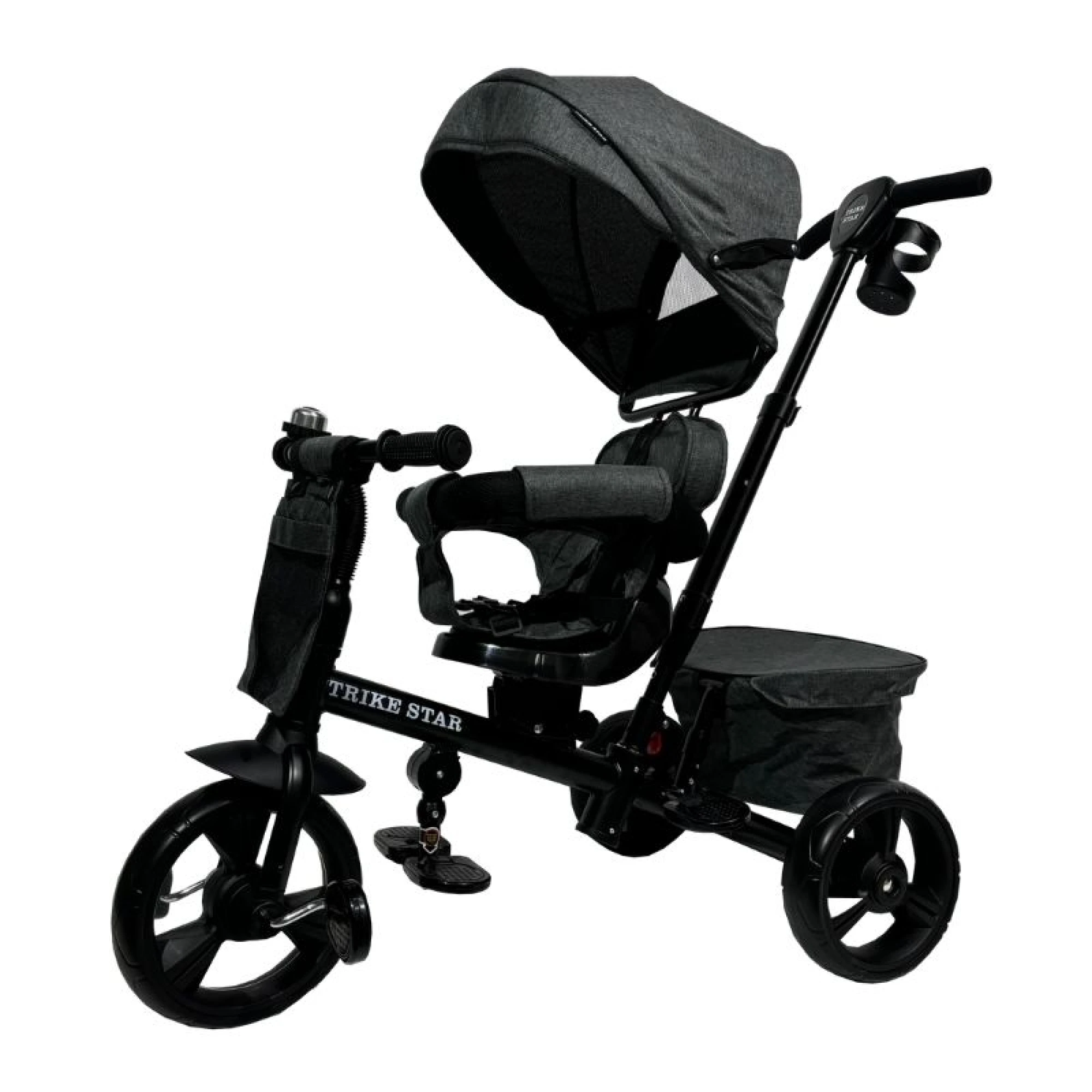 3 in 1 – TrikeStar Tricycle (332) for Kids - Grey