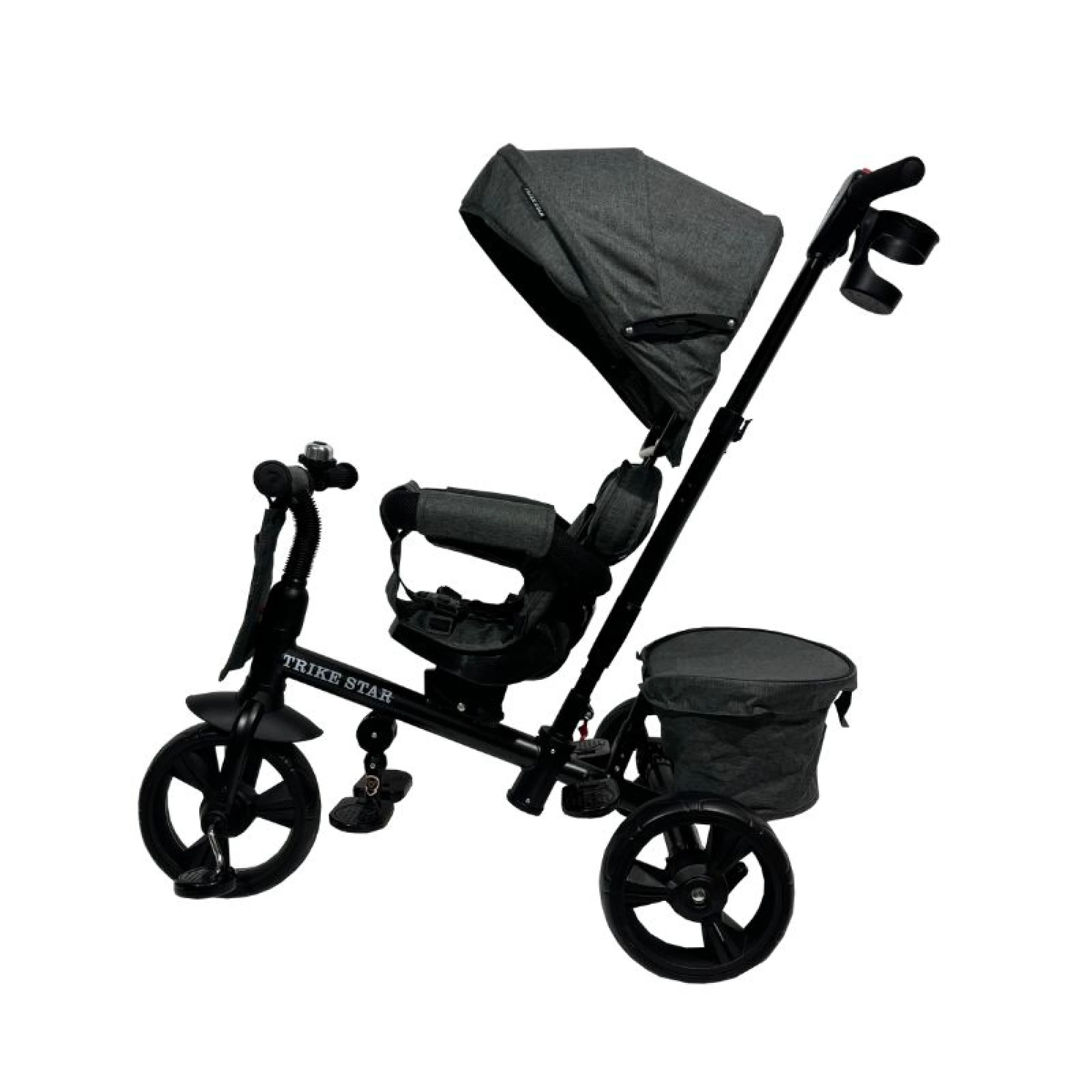 3 in 1 – TrikeStar Tricycle (332) for Kids - Grey