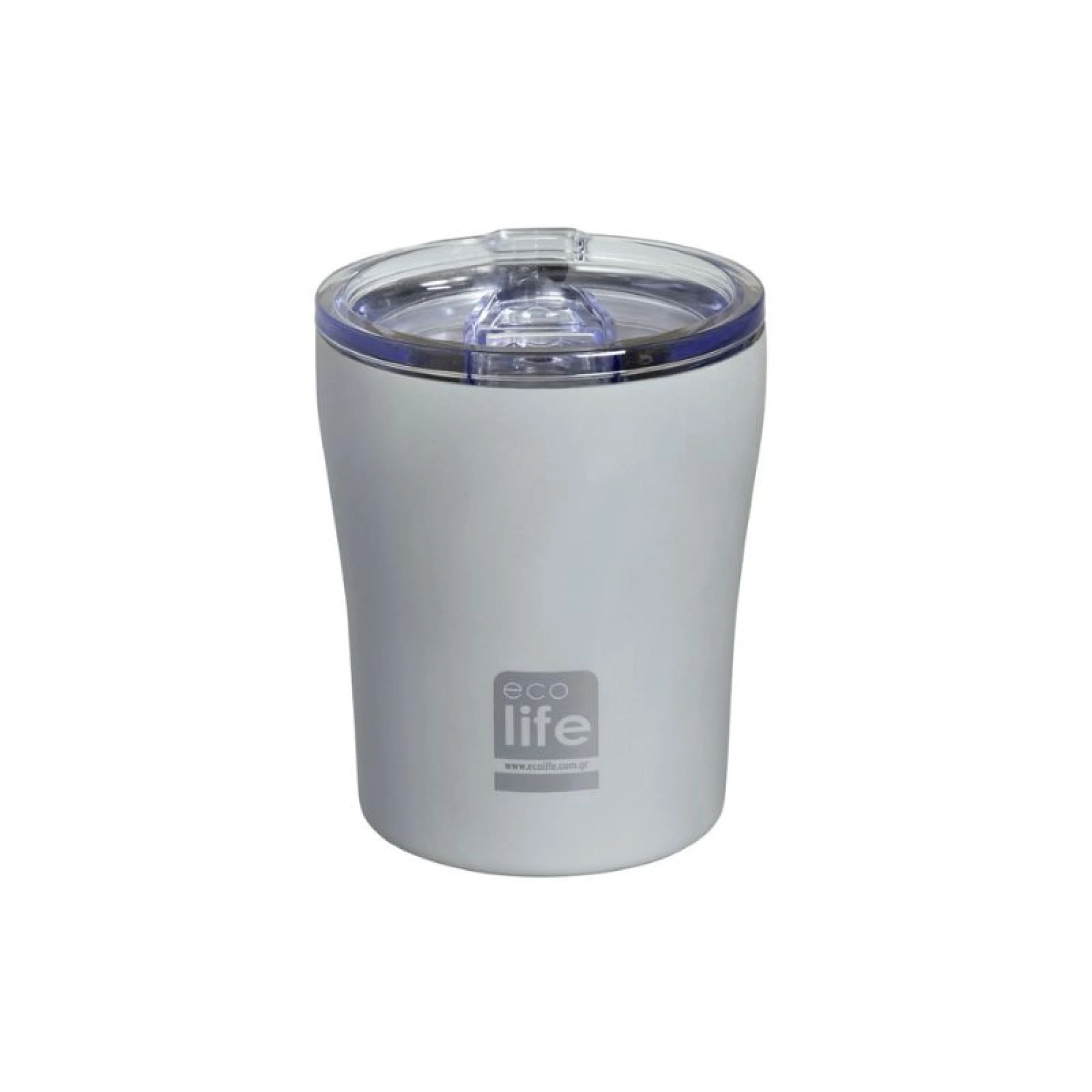 Ecolife (Matte) Coffee Thermos 300ml Grey