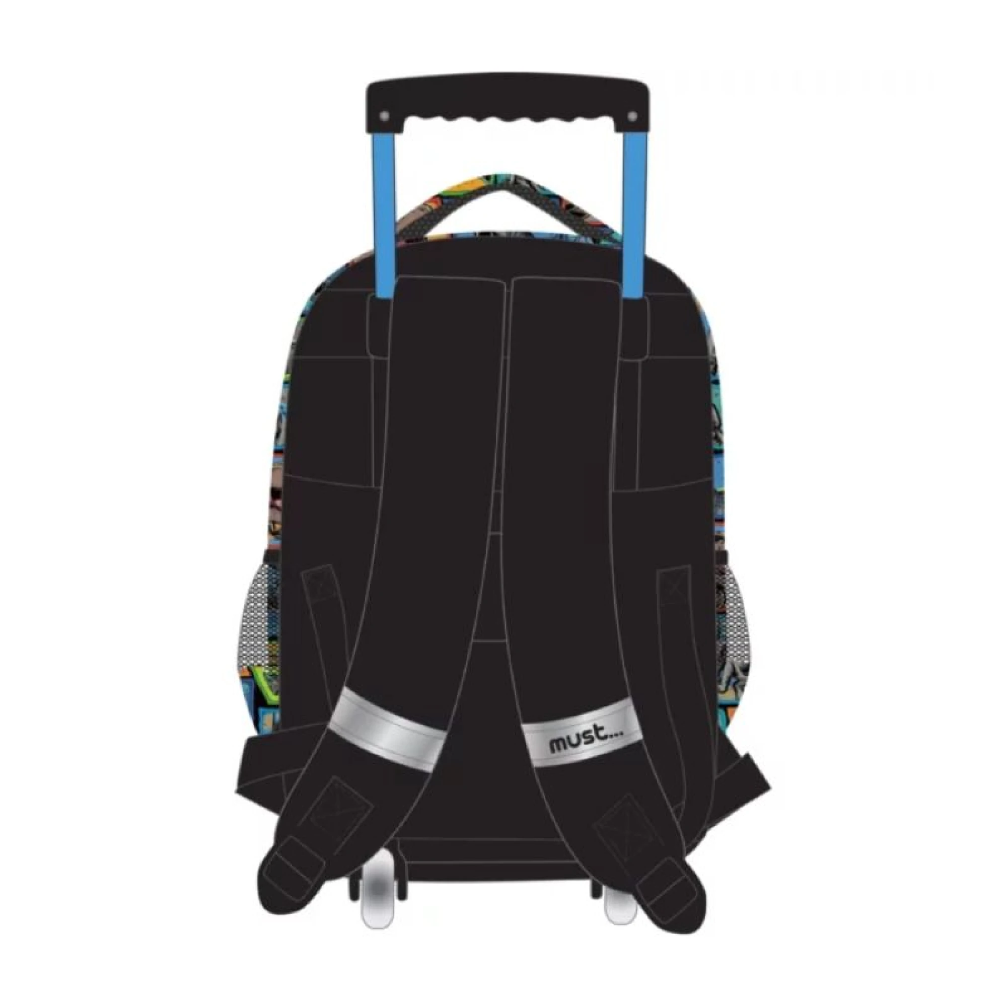 School Trolley Backpack Jurassic World T. Rex Must 3 Cases