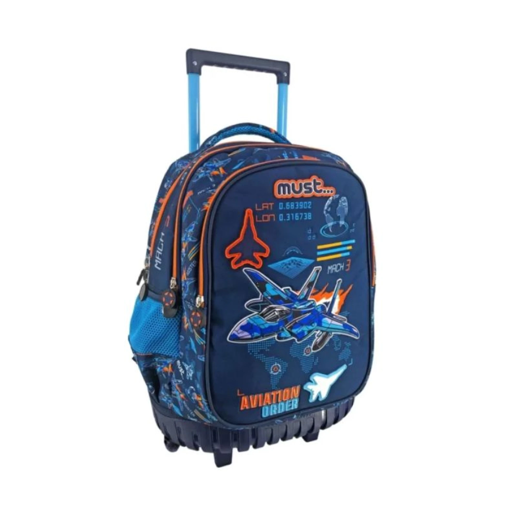 School Trolley Backpack Must Aviation Order 3 cases