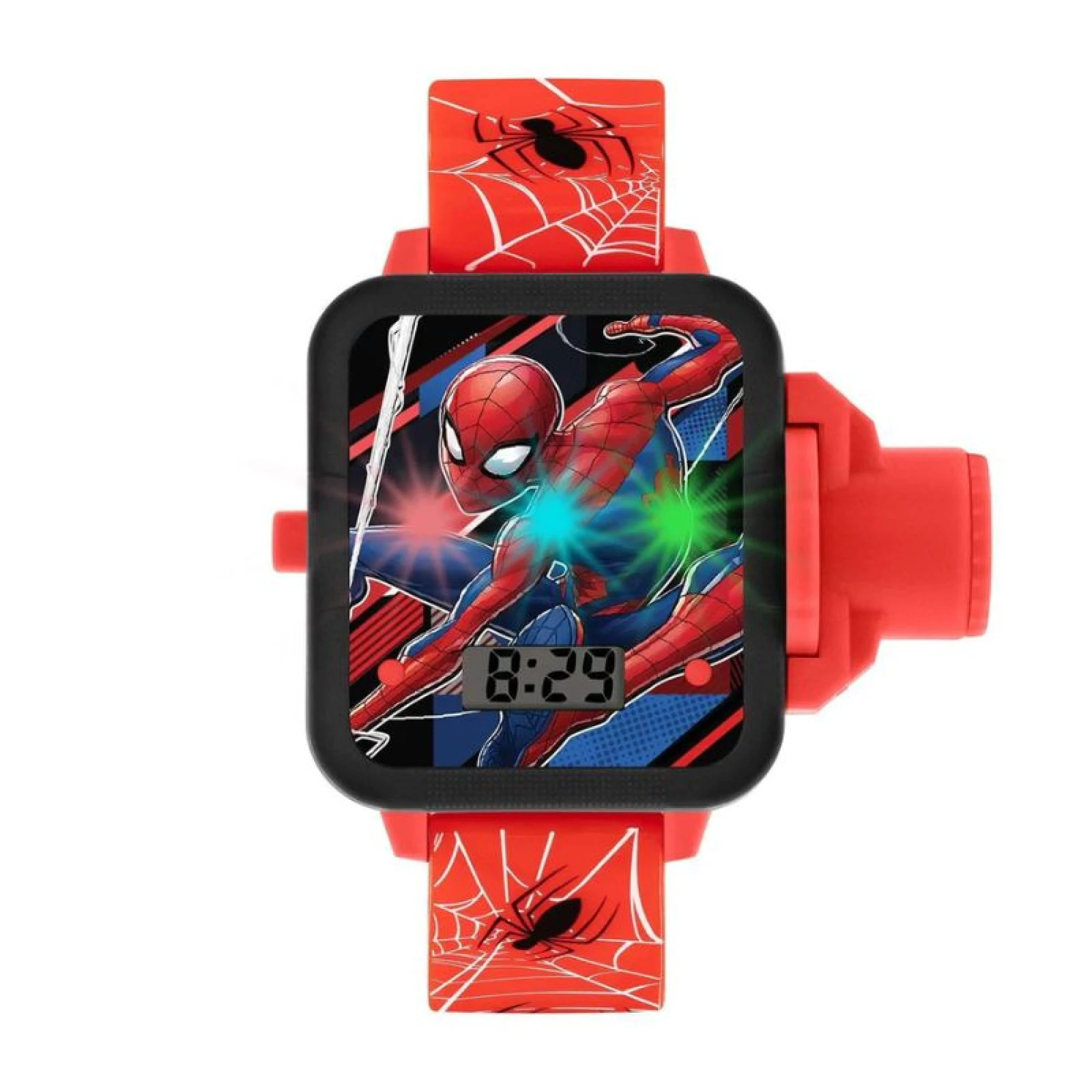 Marvel Spiderman Red Strap Projection Watch