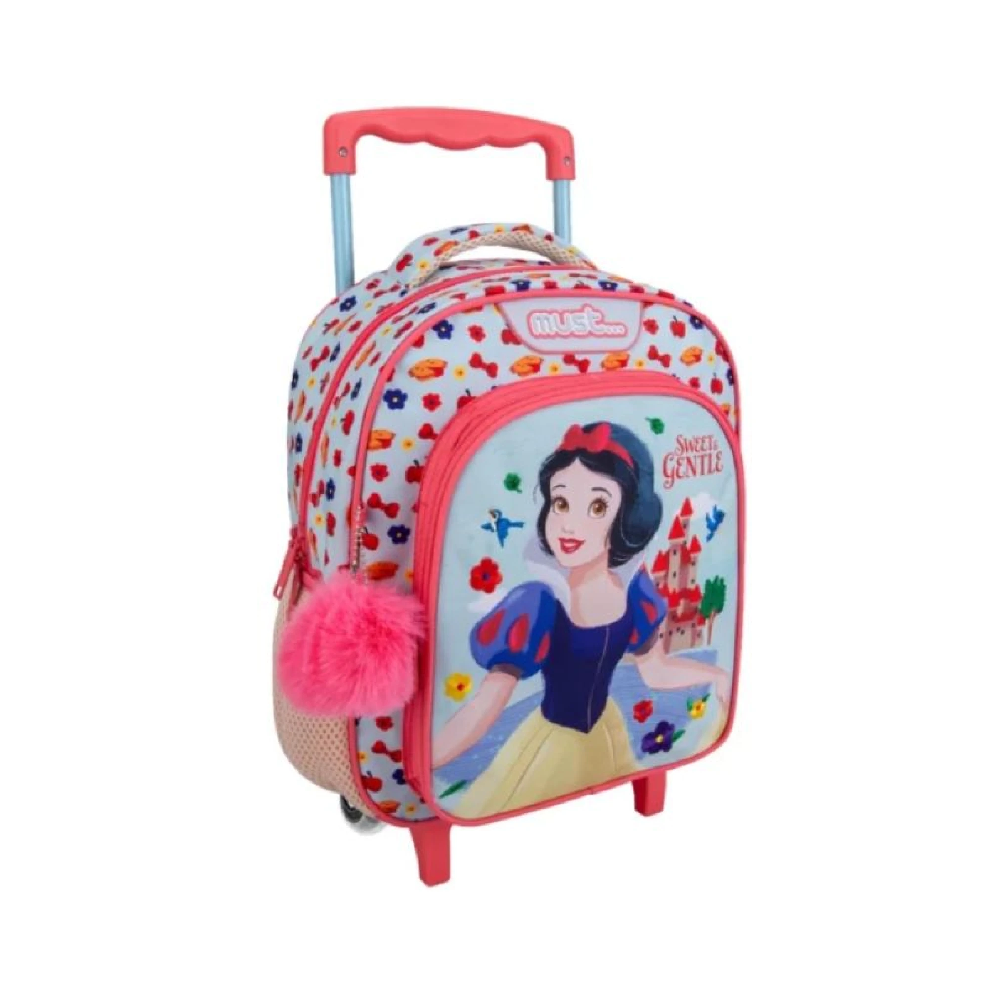 Kindergarten Trolley Backpack Disney Princess Snow White Sweet and Gentle Must 2 Cases