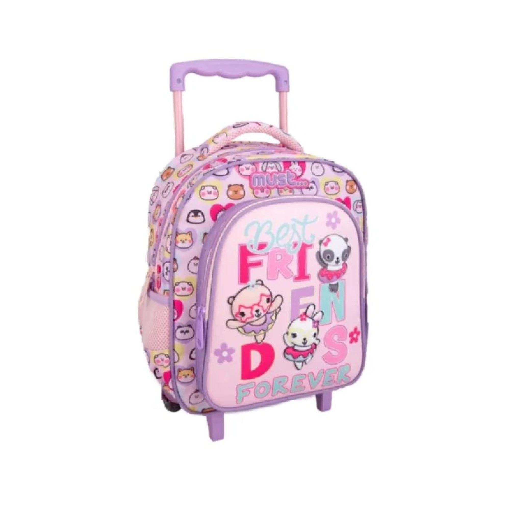 Kindergarten Trolley Bag Must Best Friends with 2 cases