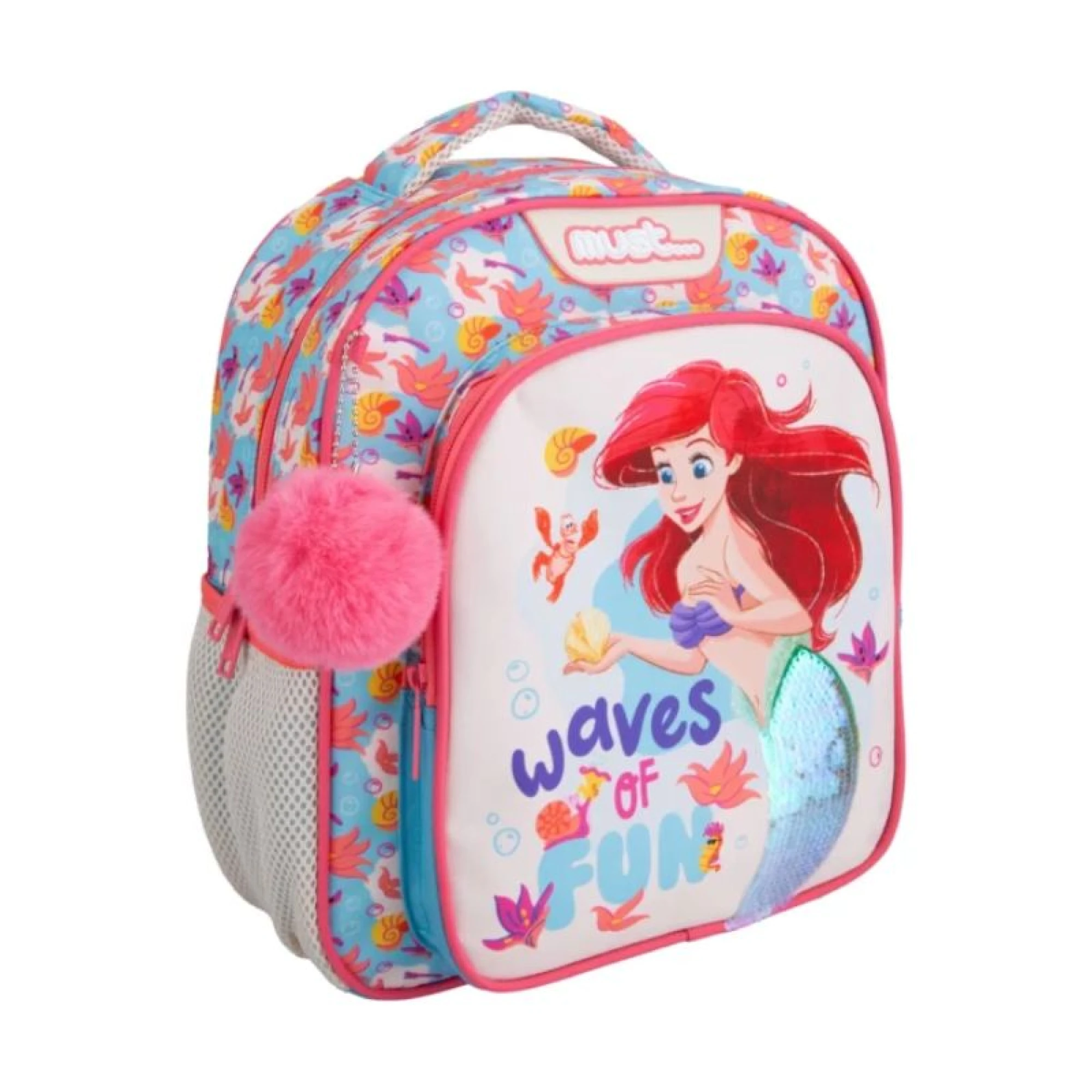 Kindergarten Backpack Disney Princess Ariel Waves Of Fun Must 2 Cases
