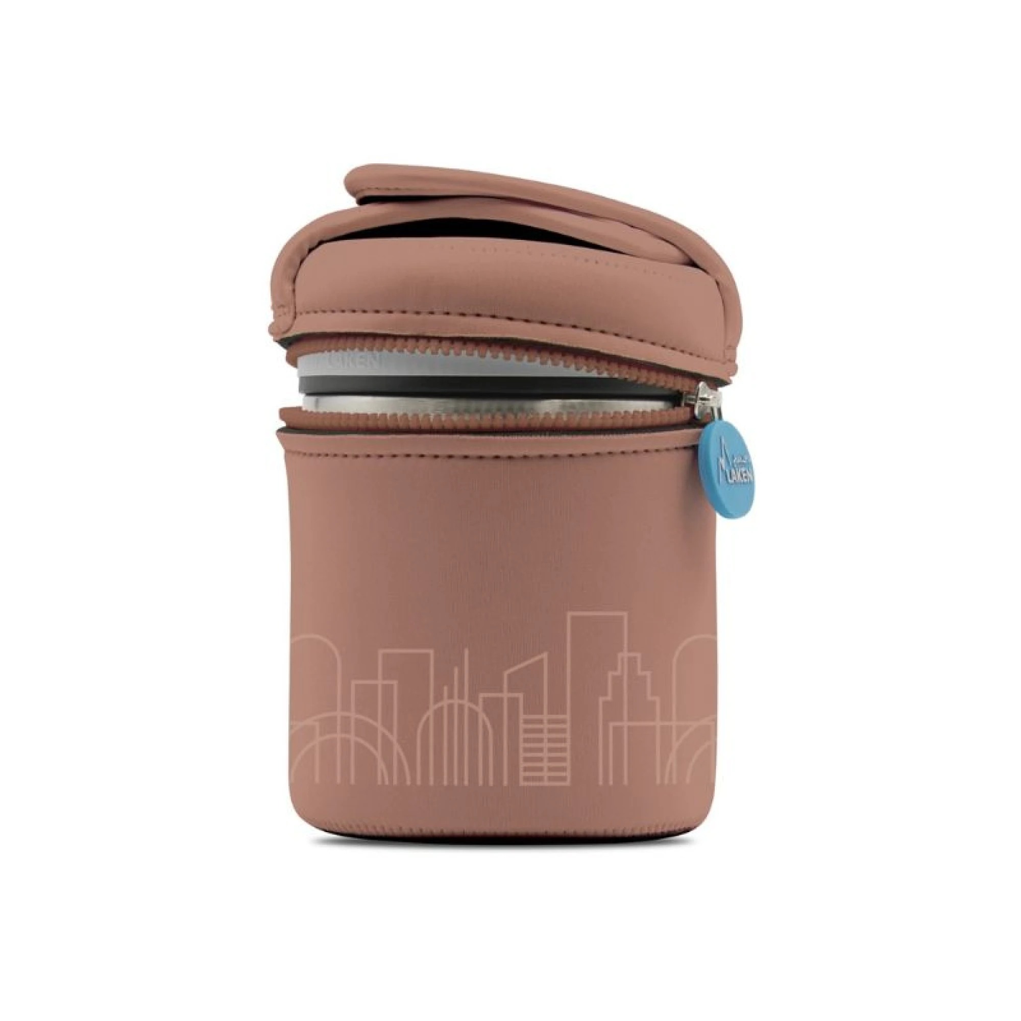 Laken Insulated Food Flask with 2 Containers 1L + Cover City