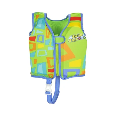 Swim Safe ABC AquaStar Fabric Toddler Swim Vest Assortment - Green