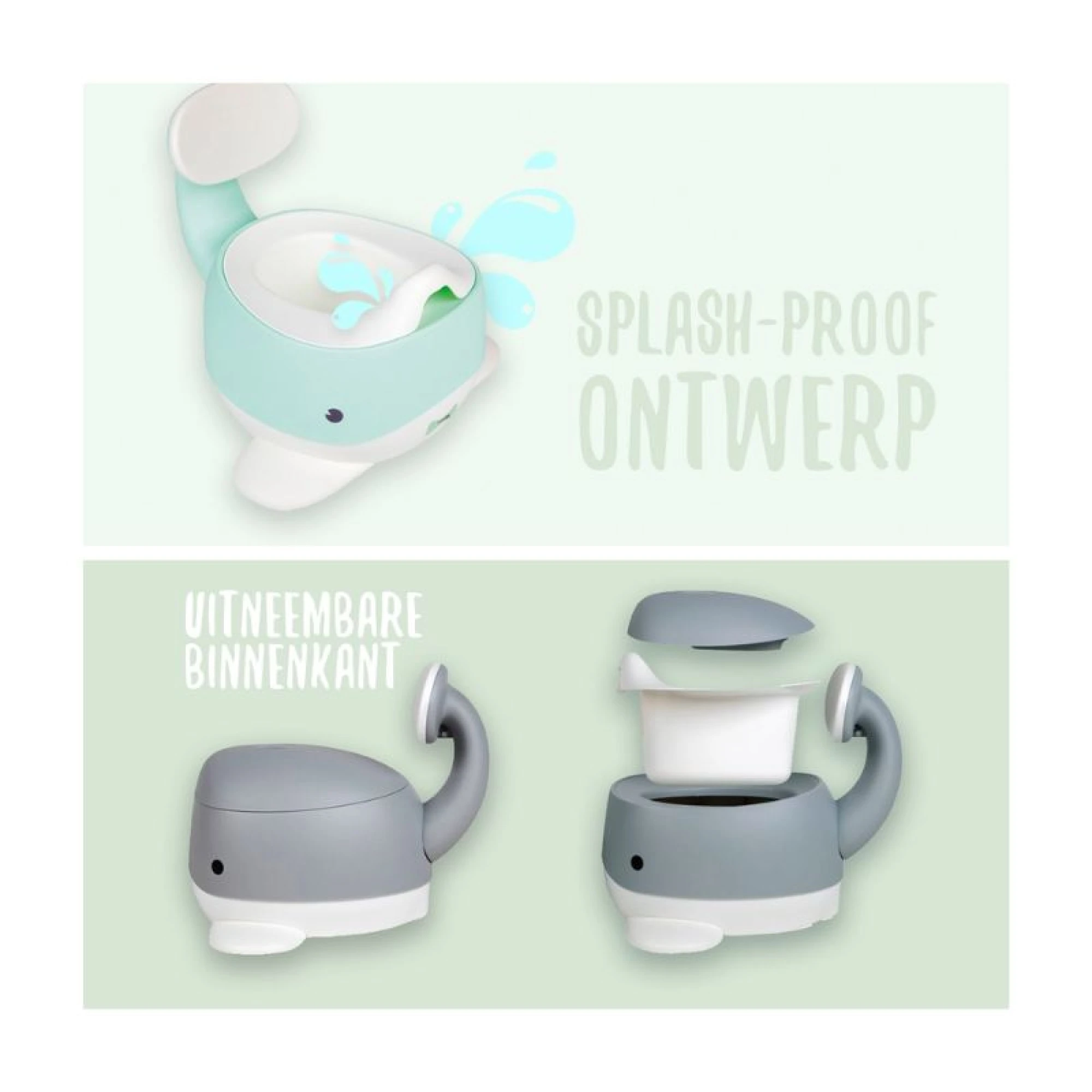 FreeOn Potty Whale - Mint