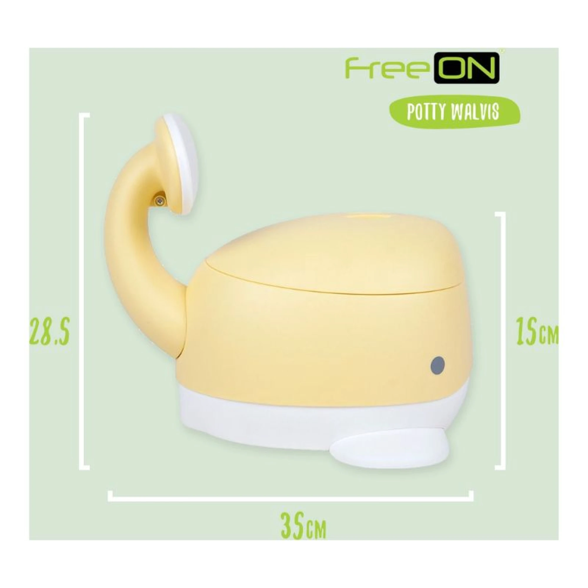 FreeOn Potty Whale, Yellow