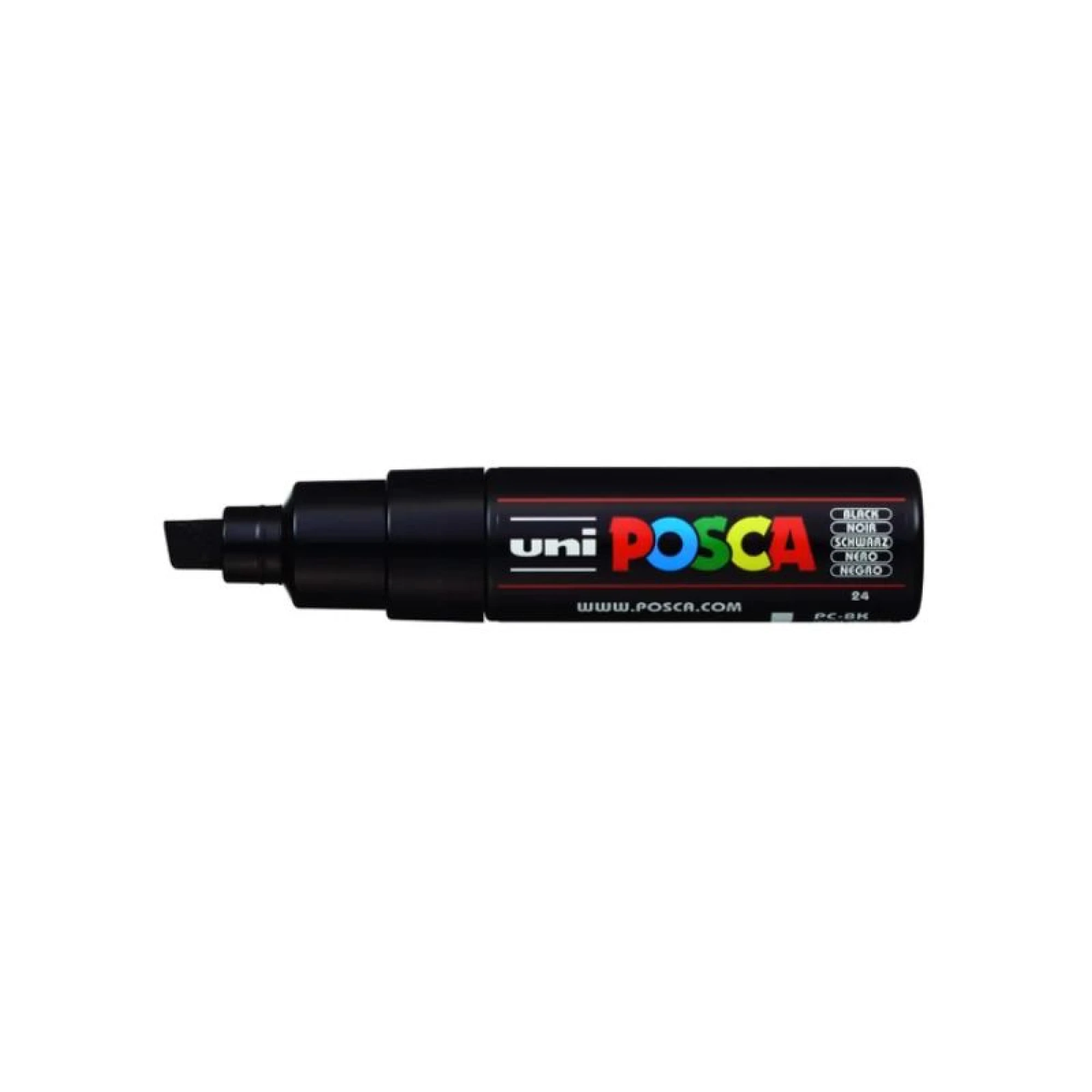 Uni Posca Paint Marker Bold Chisel Tip 8.0mm PC-8K Black