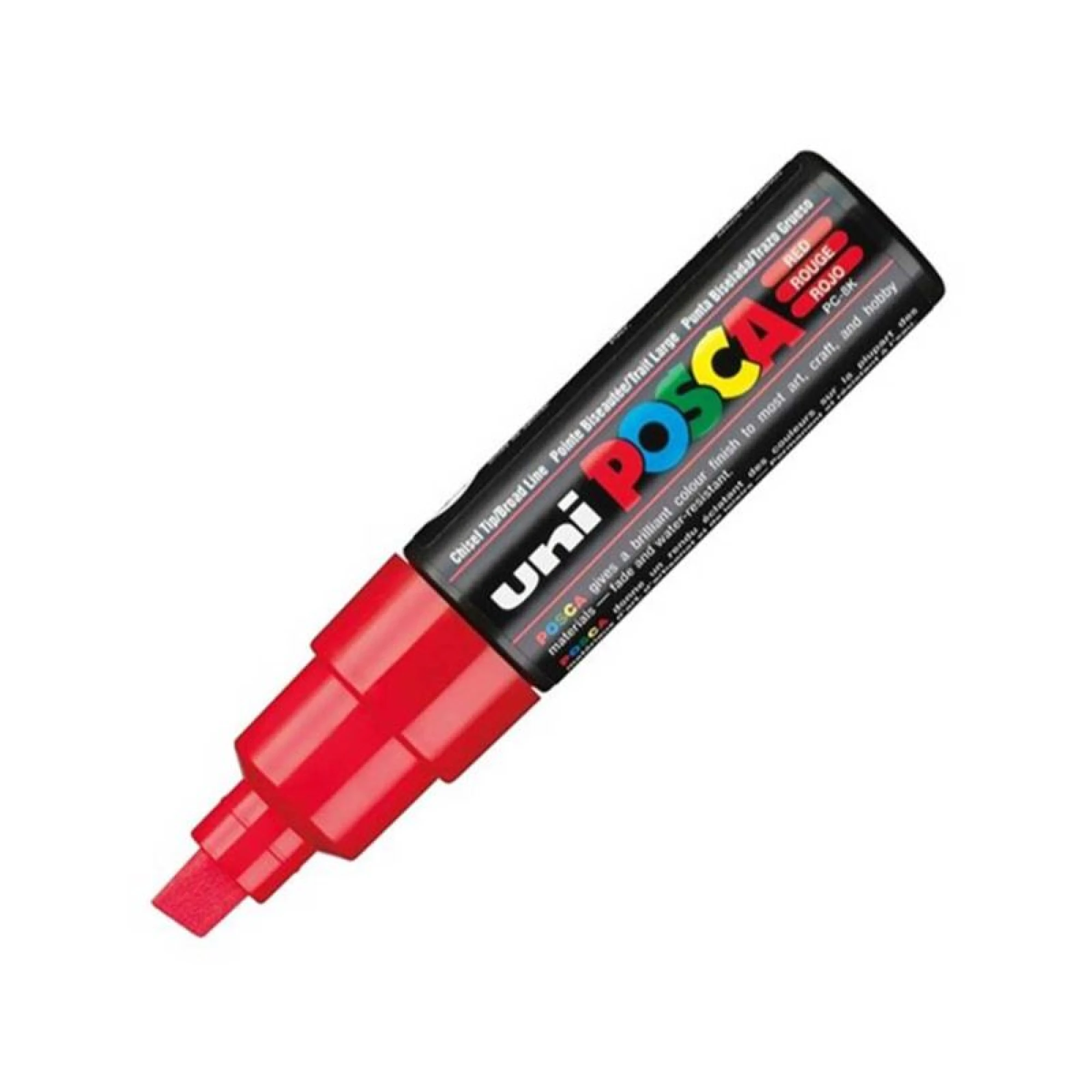 Uni Posca Paint Marker Bold Chisel Tip 8.0mm PC-8K  Red