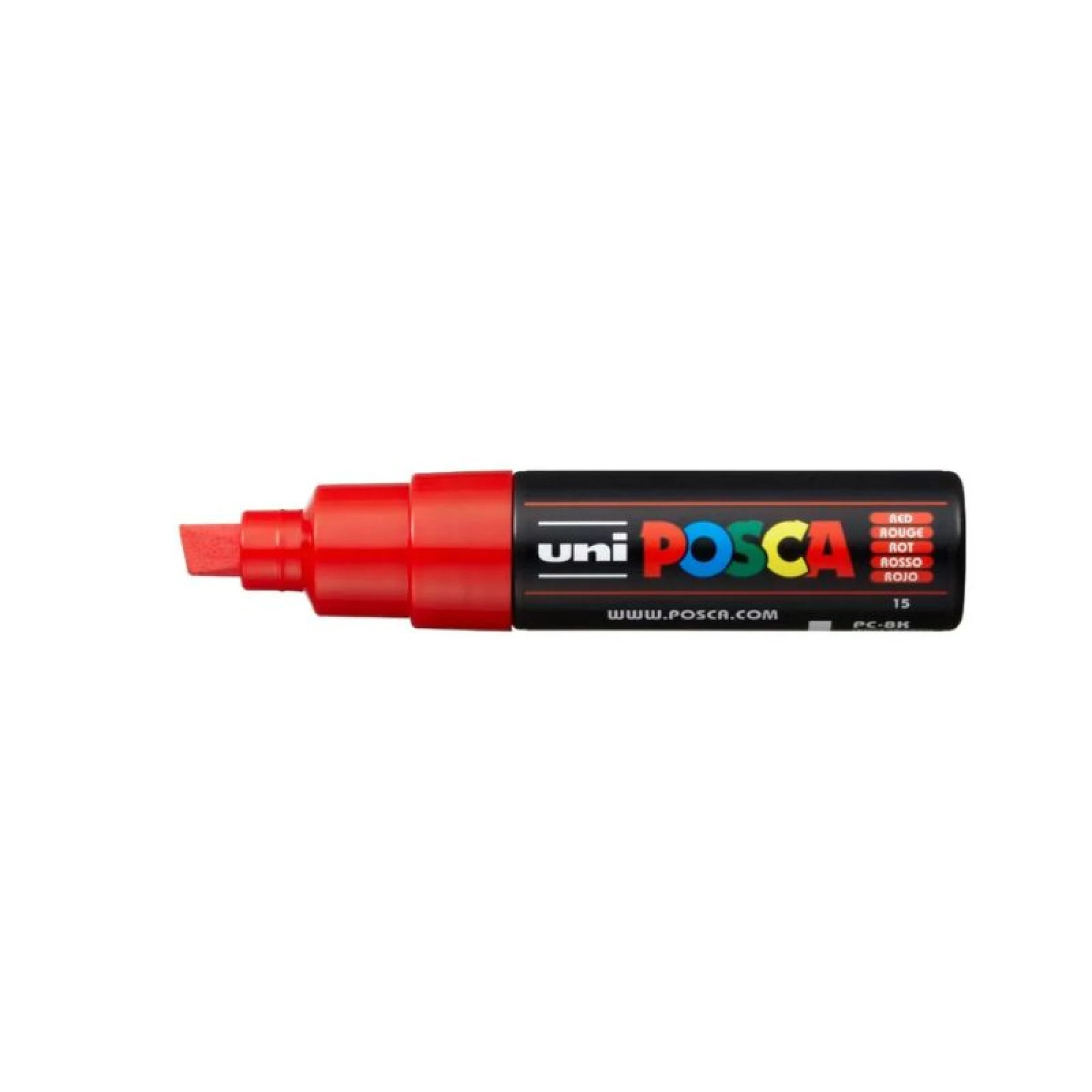 Uni Posca Paint Marker Bold Chisel Tip 8.0mm PC-8K  Red