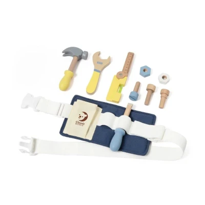 Classic World Blue Tool Belt with Tools