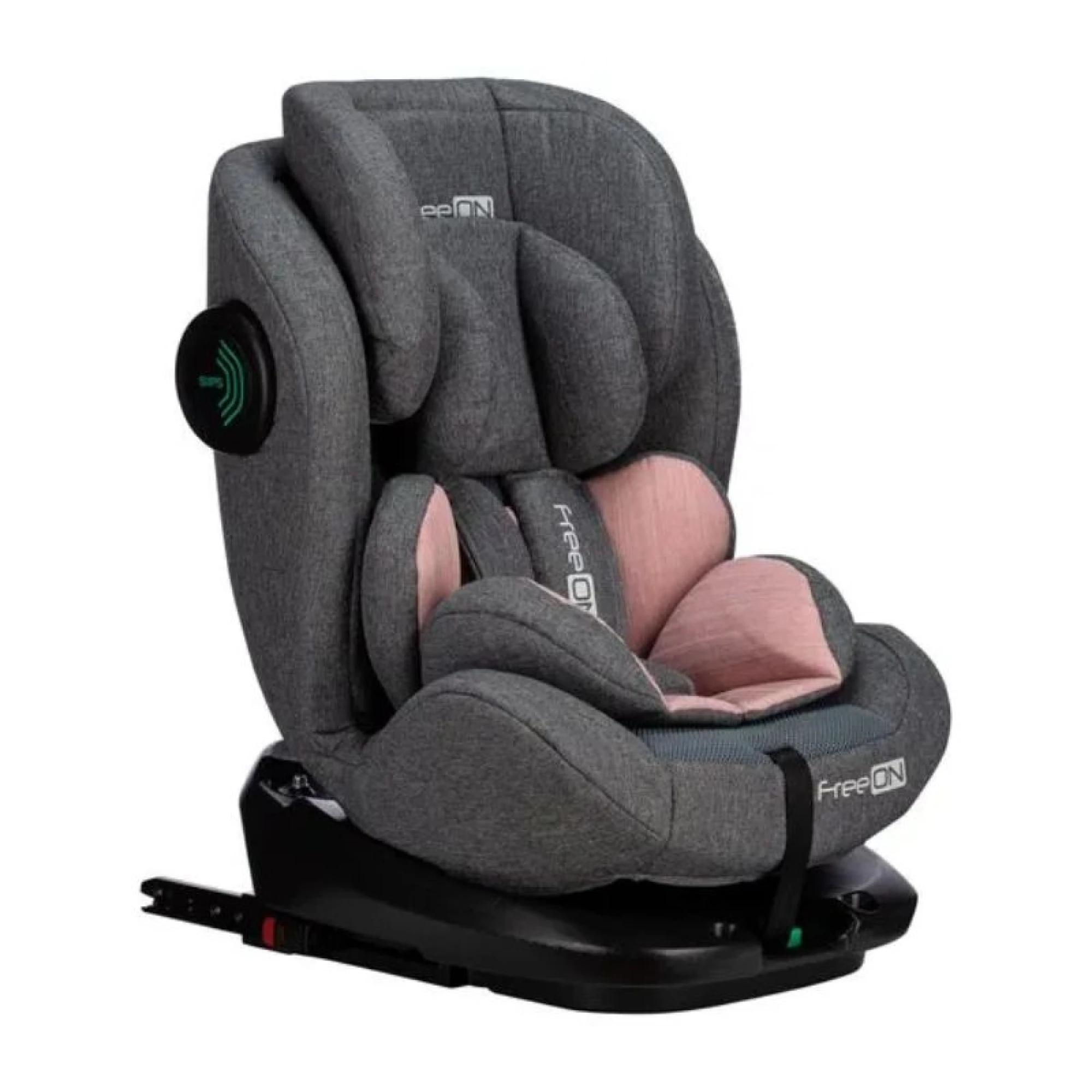 FreeOn Car seat Ultima, i – Size 40 – 150 cm, Grey Pink