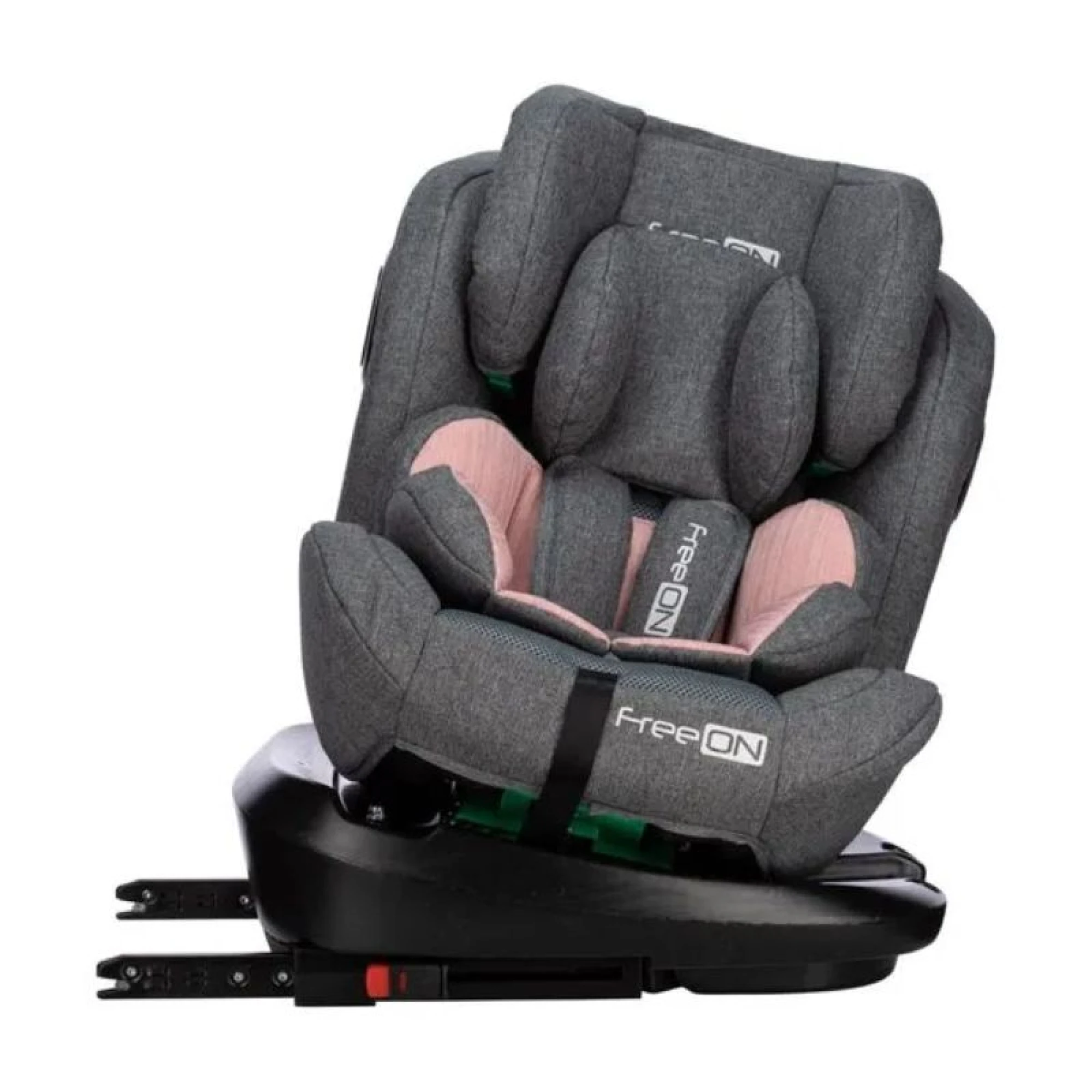 FreeOn Car seat Ultima, i – Size 40 – 150 cm, Grey Pink