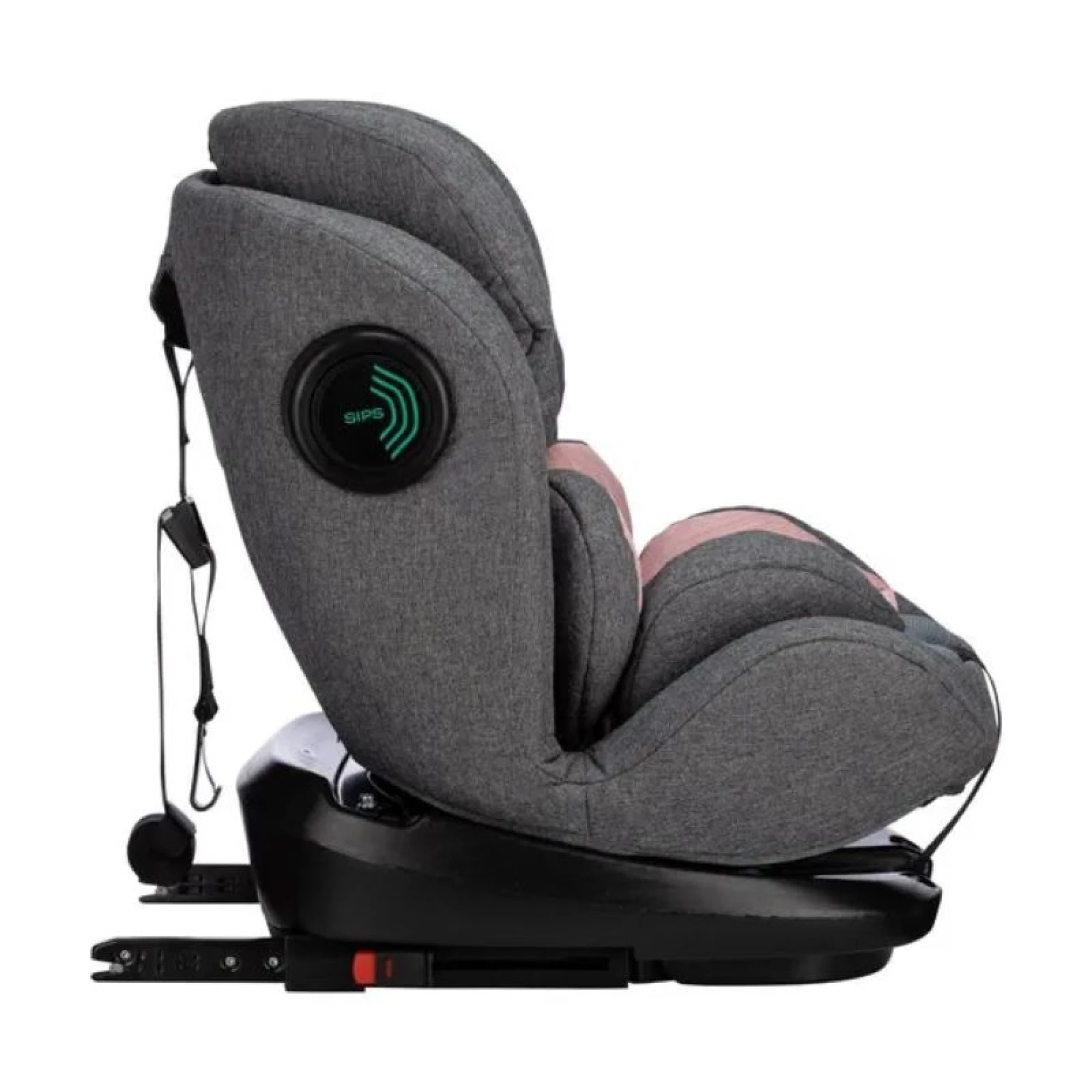 FreeOn Car seat Ultima, i – Size 40 – 150 cm, Grey Pink