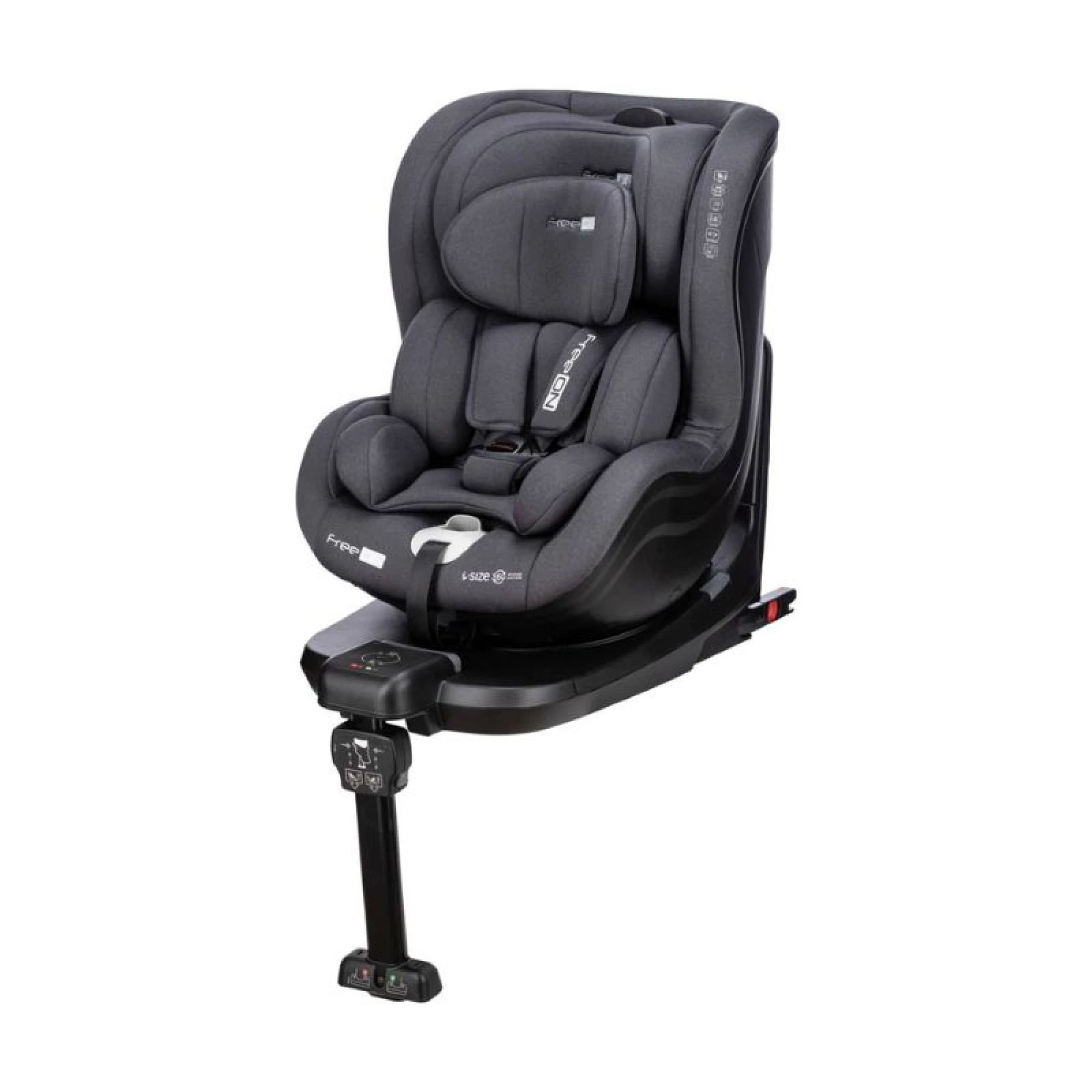 FreeOn Car seat Galaxy, i-Size 40-105cm warm Grey