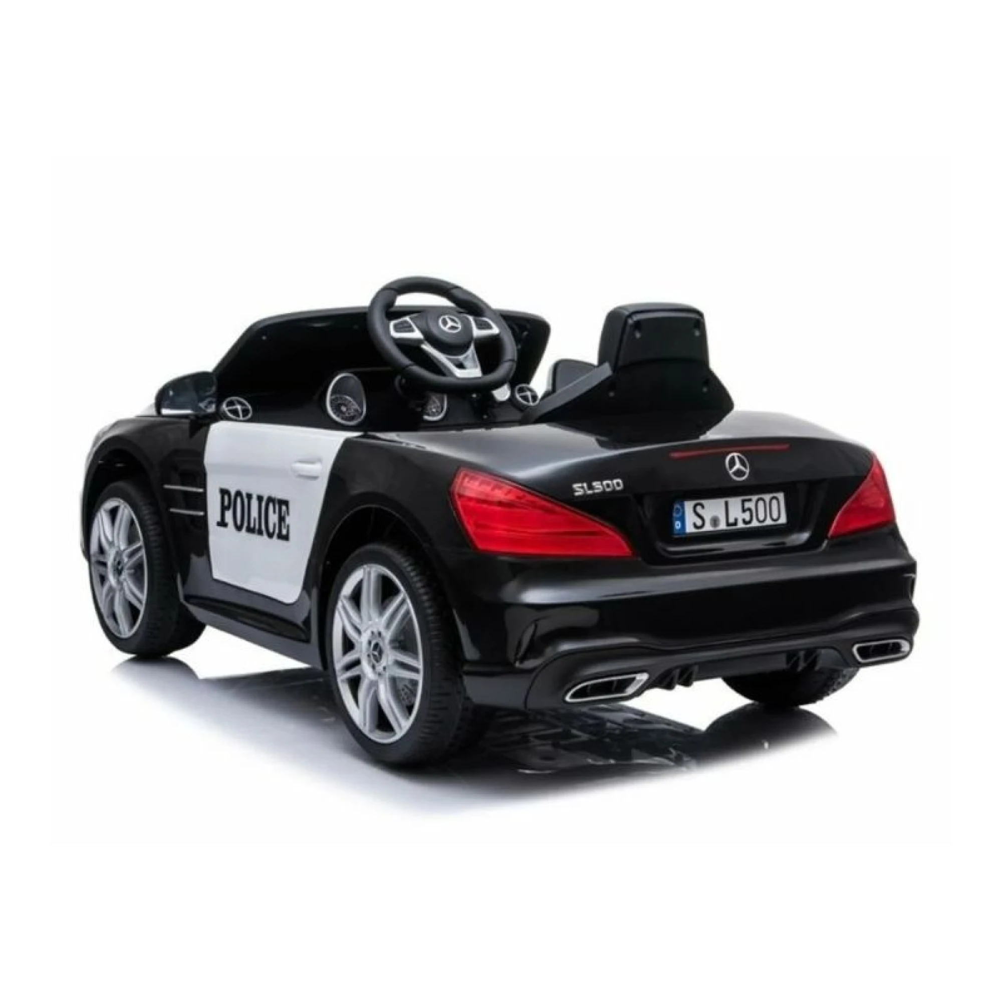 Mercedes Benz SL500 Police Electric Car for Children 12v