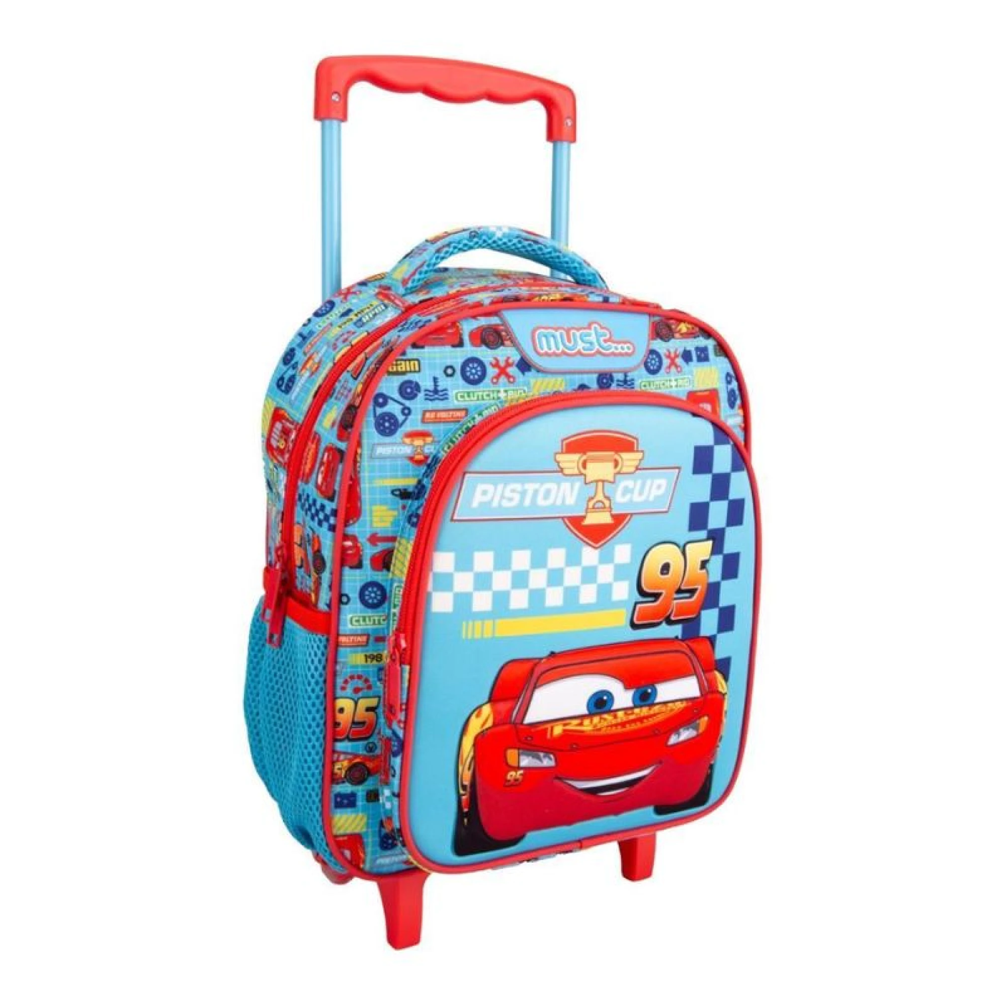 Backpack Trolley Cars Piston Cup 2Cases