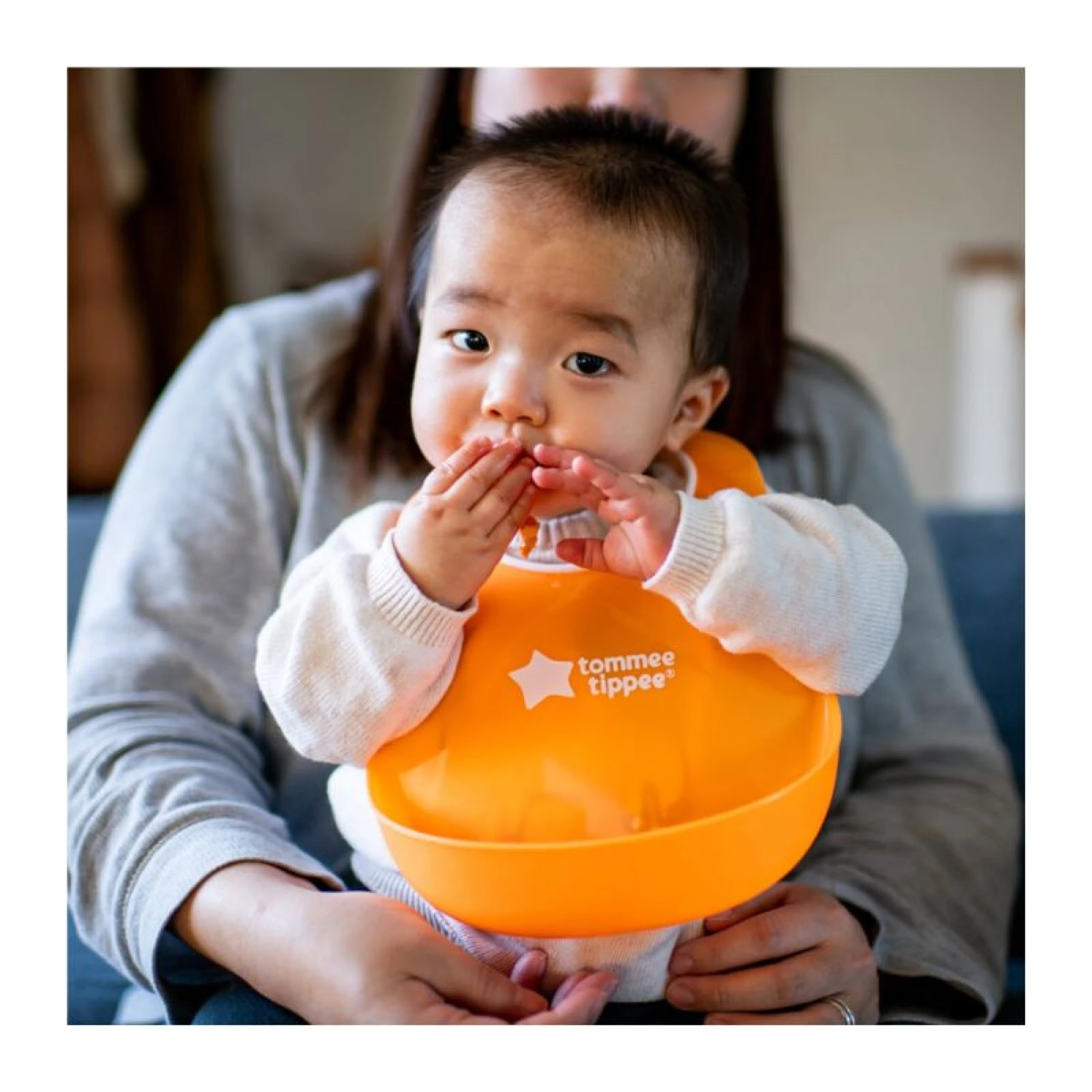Tommee Tippee Essentials Comfi Neck Bib Orange