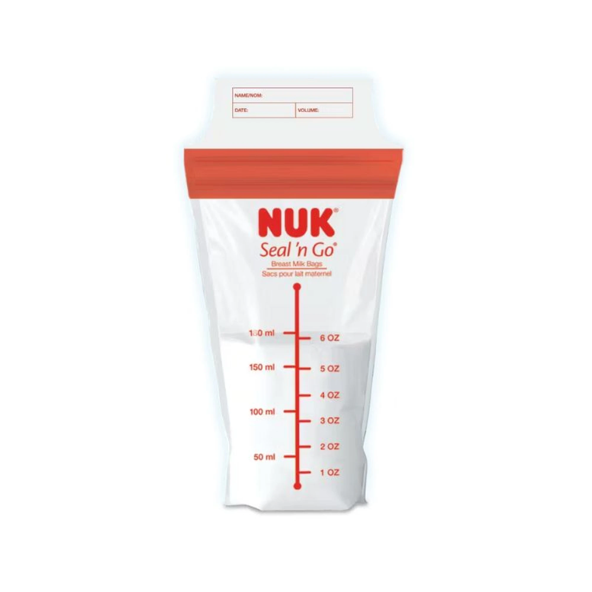 Nuk Simply Natural Seal n' Go Breast Milk Bags