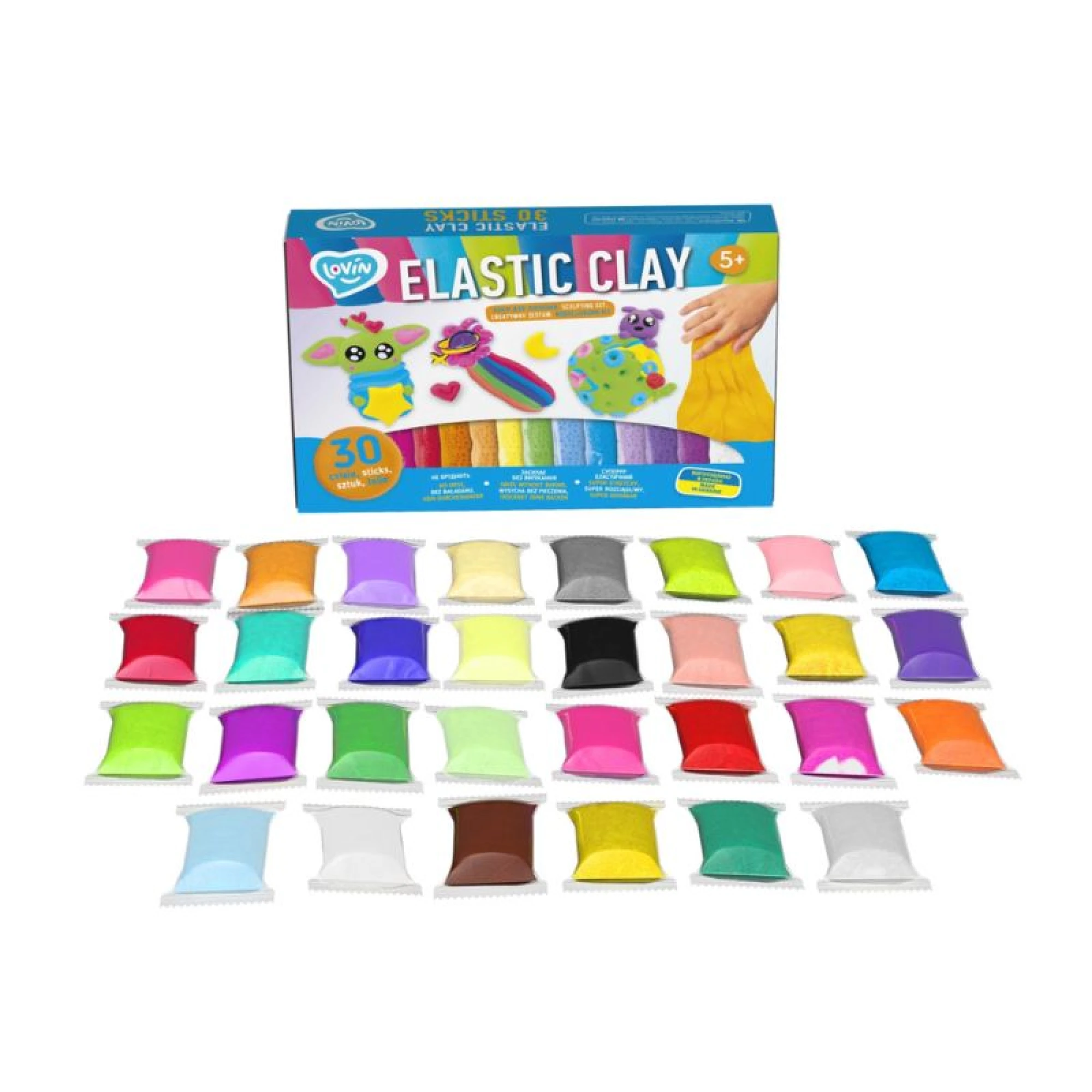Elastic Clay 30 sticks TM Lovin Air Clay sculpting set