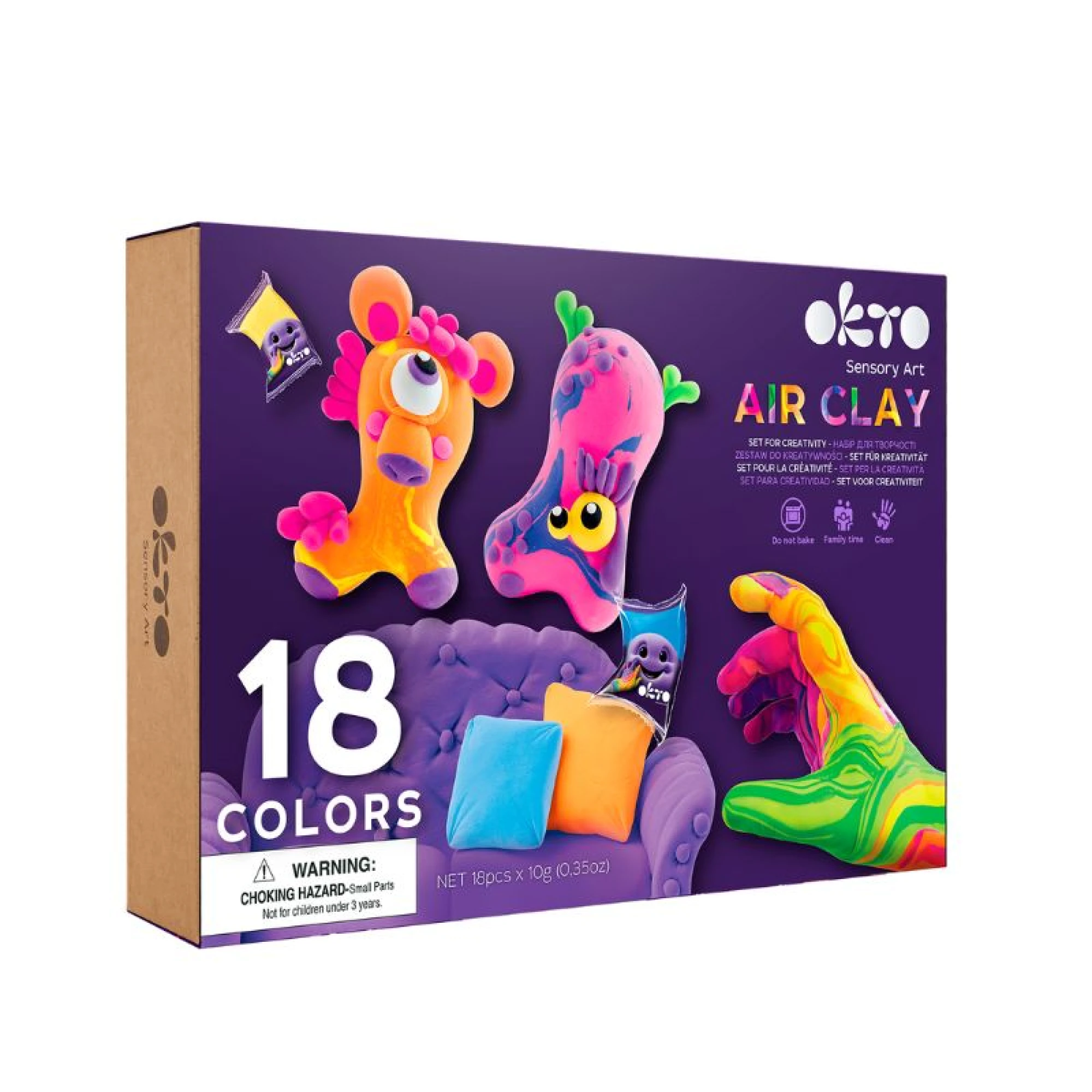 18 colors ТМ ОКТО Set for creativity 70151
