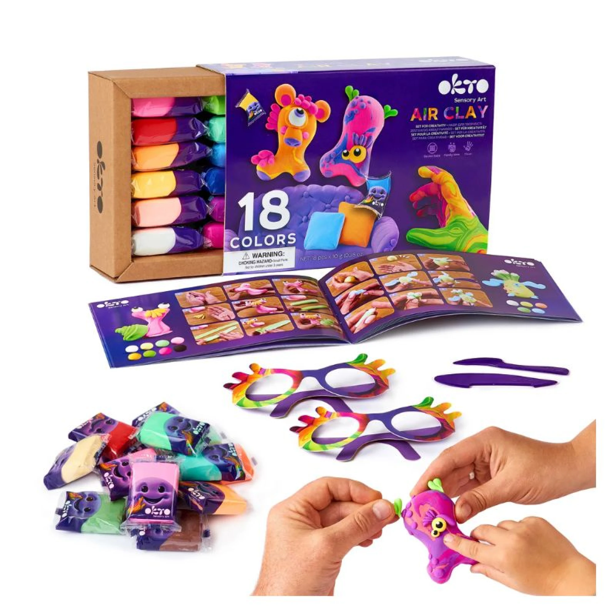 18 colors ТМ ОКТО Set for creativity 70151