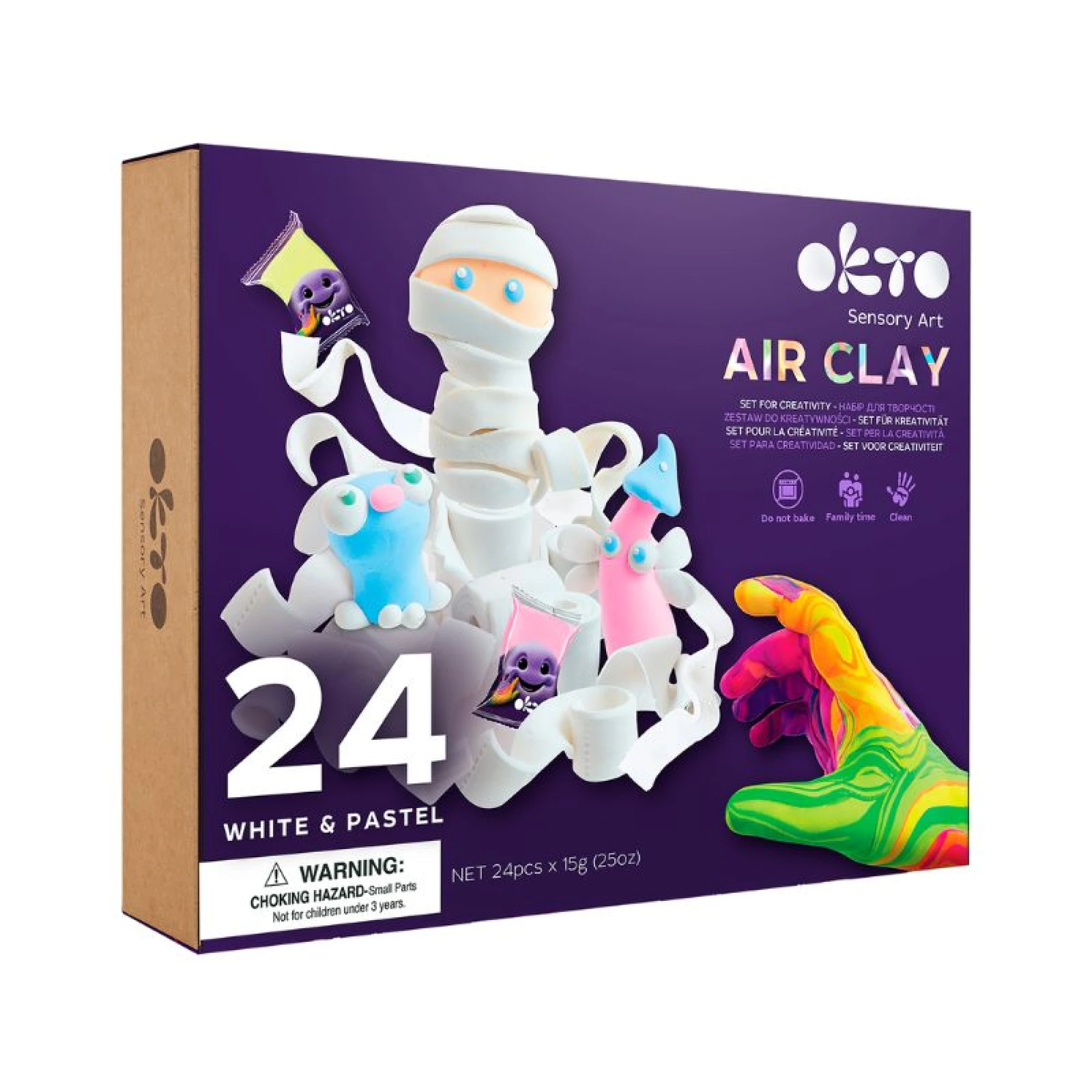 24 White &amp; pastel ТМ ОКТО Set for creativity 20024