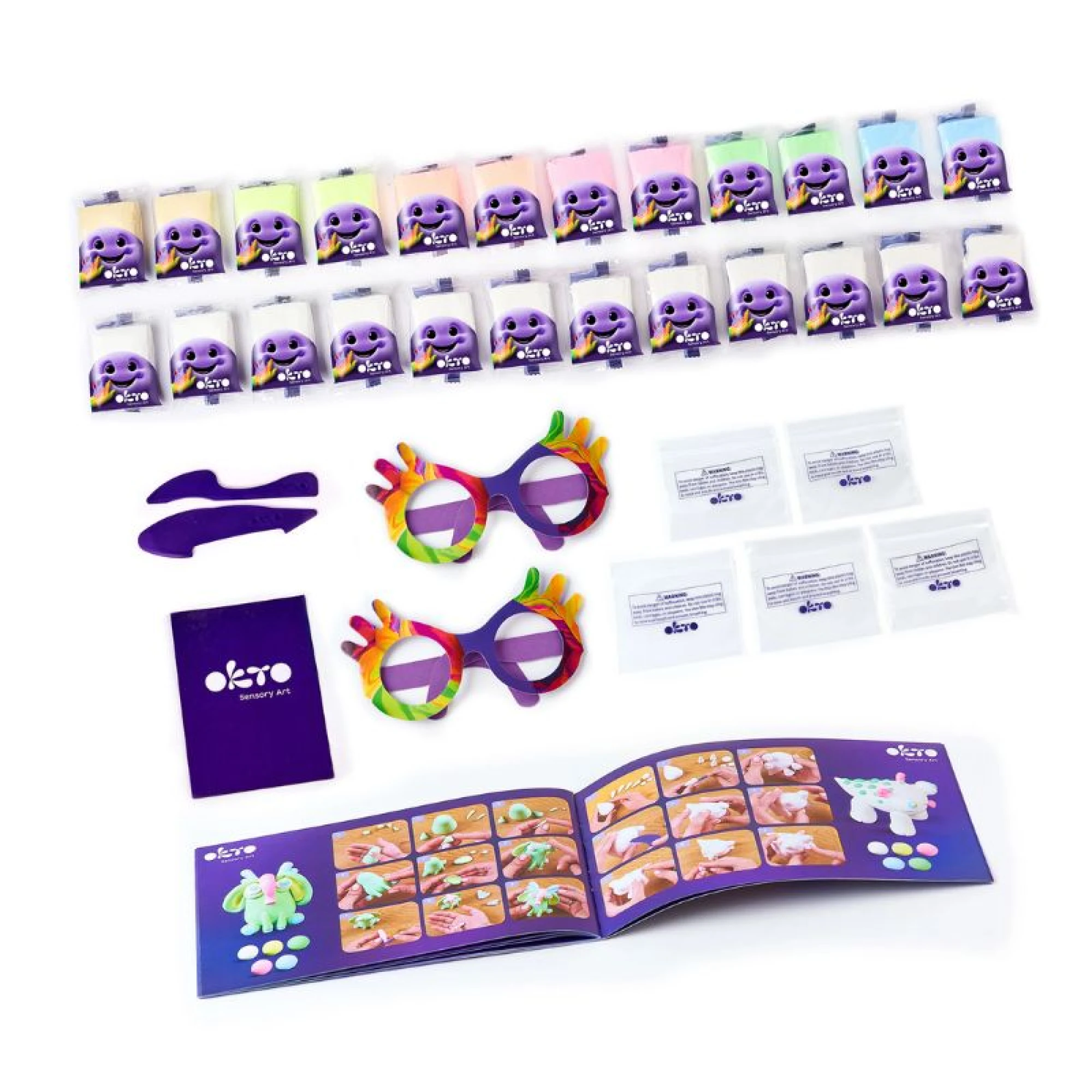 24 White &amp; pastel ТМ ОКТО Set for creativity 20024